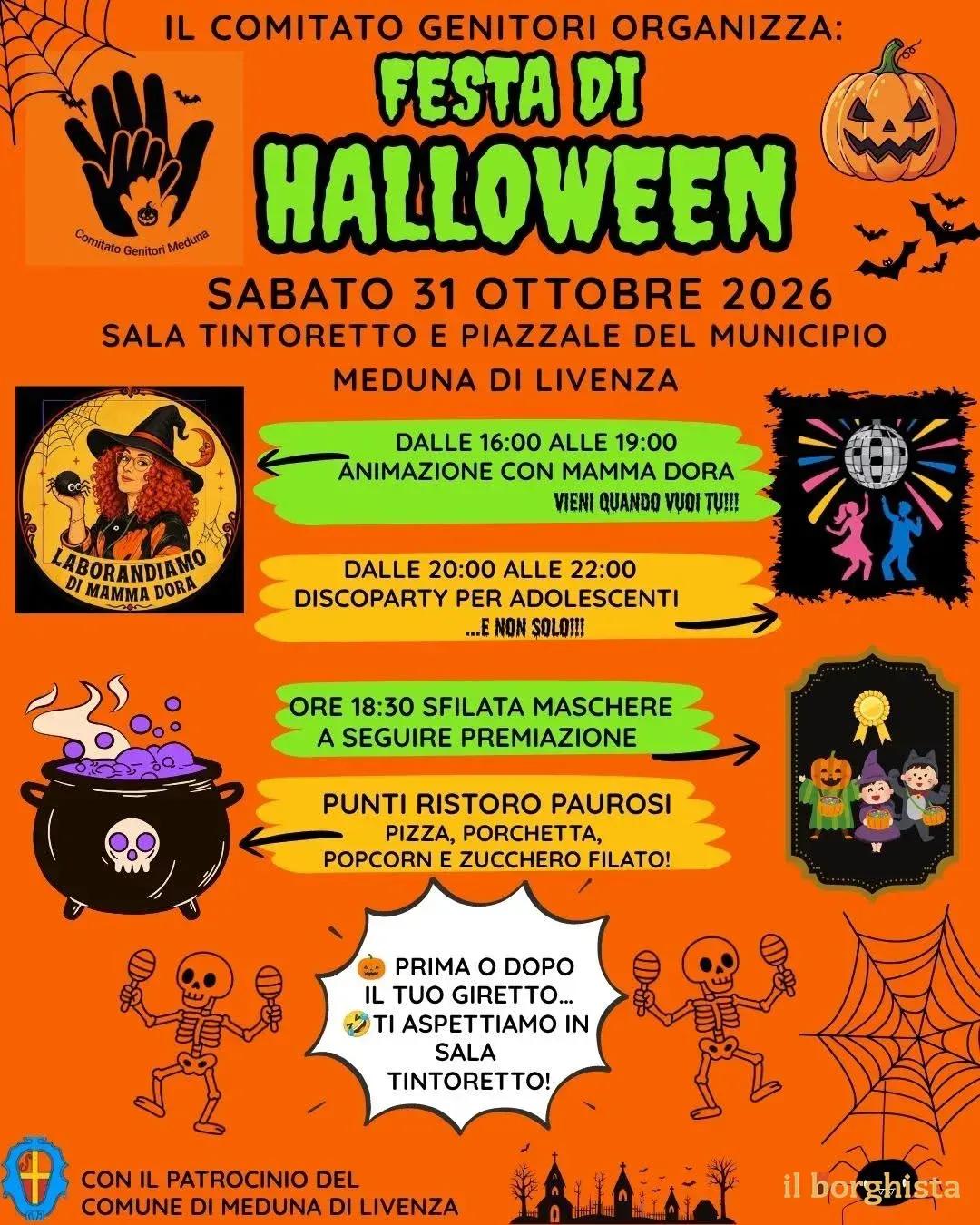 Locandina Festa di Halloween 2026 a Meduna di Livenza a Meduna di Livenza (Treviso)