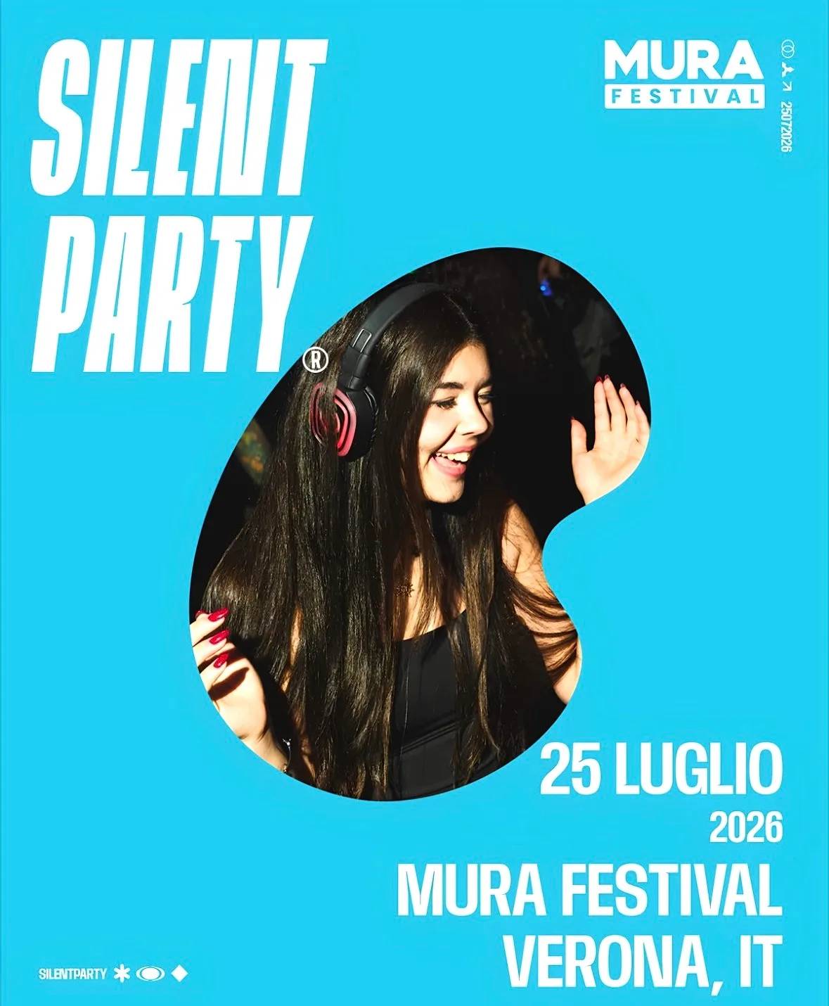 Locandina Silent Party Mura Festival Verona 2026 a Verona (Verona)