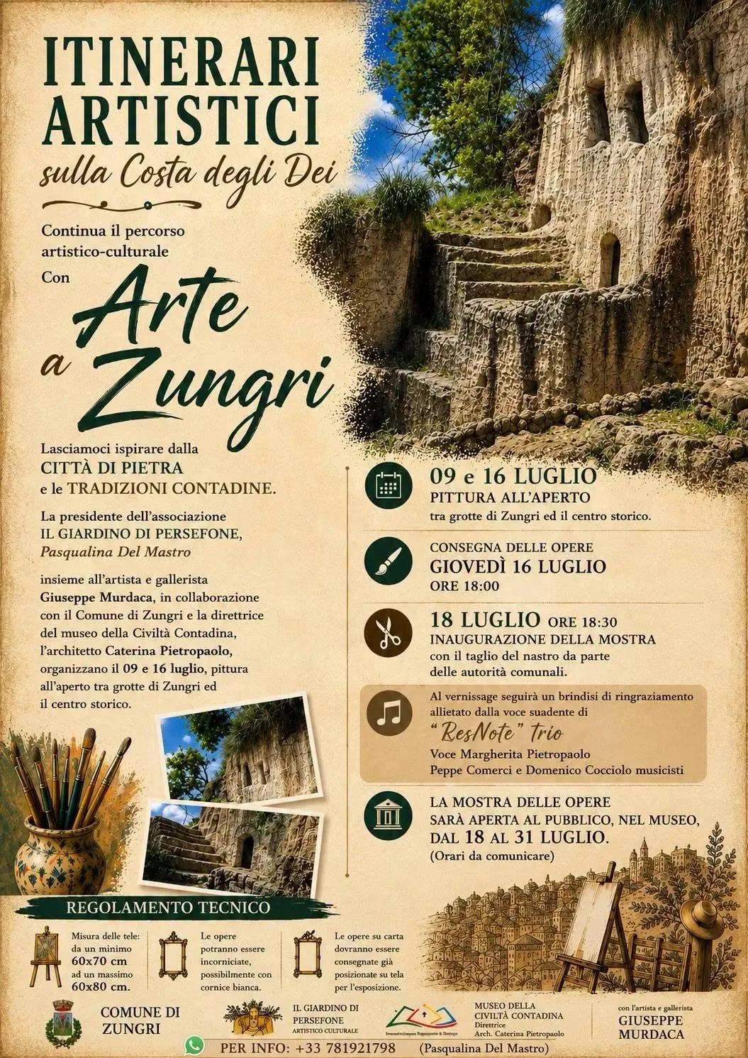 Pittura all'aperto Arte — Zungri