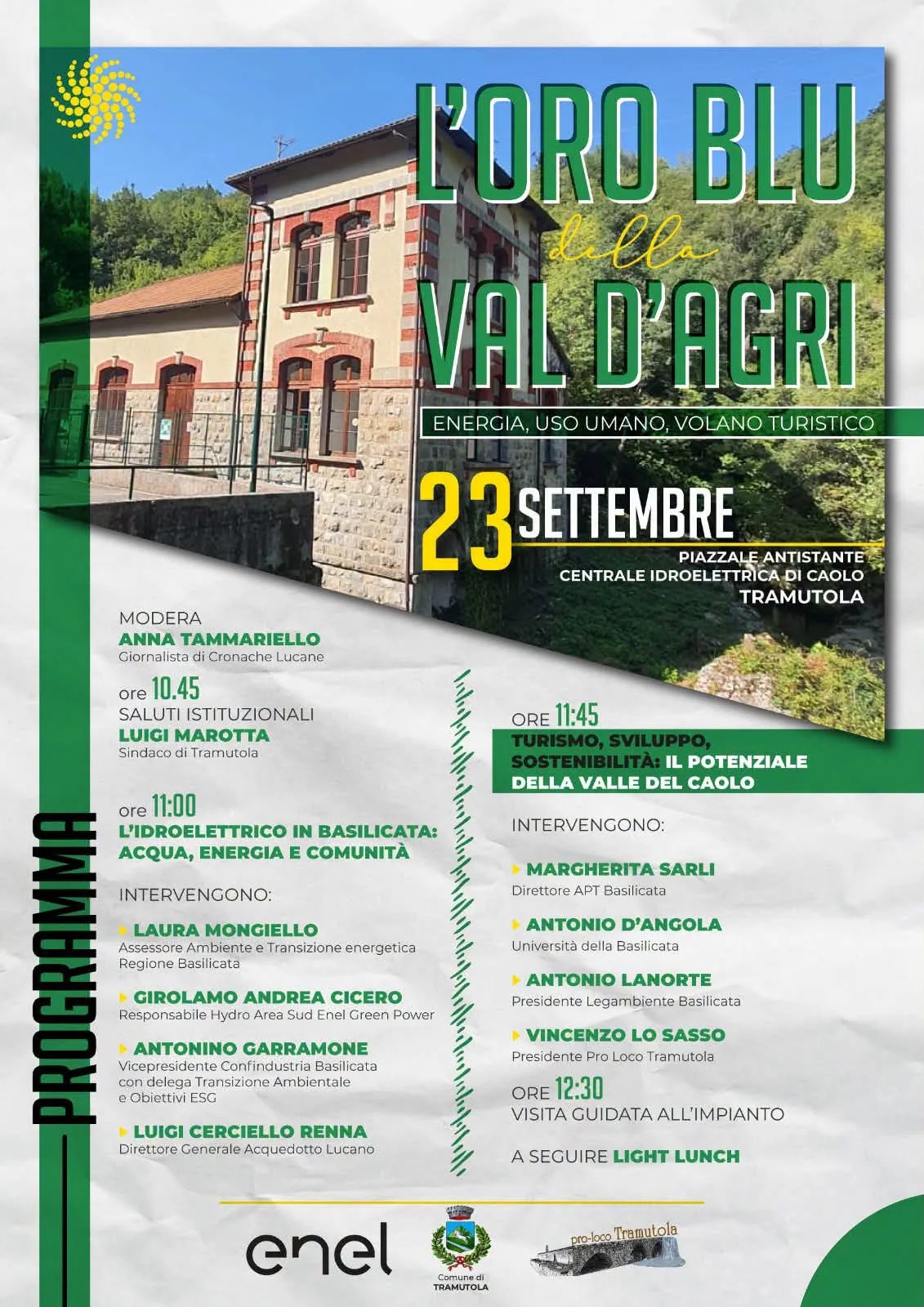 Locandina L'Oro Blu della Val D'Agri 2026 a Tramutola (PZ)