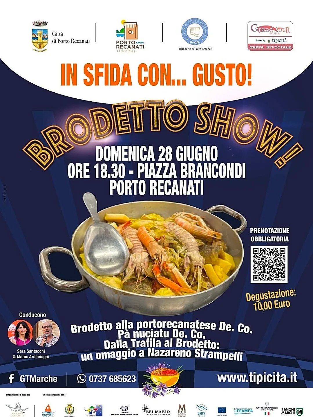 Locandina Brodetto Show 2026 a Porto Recanati (Macerata)