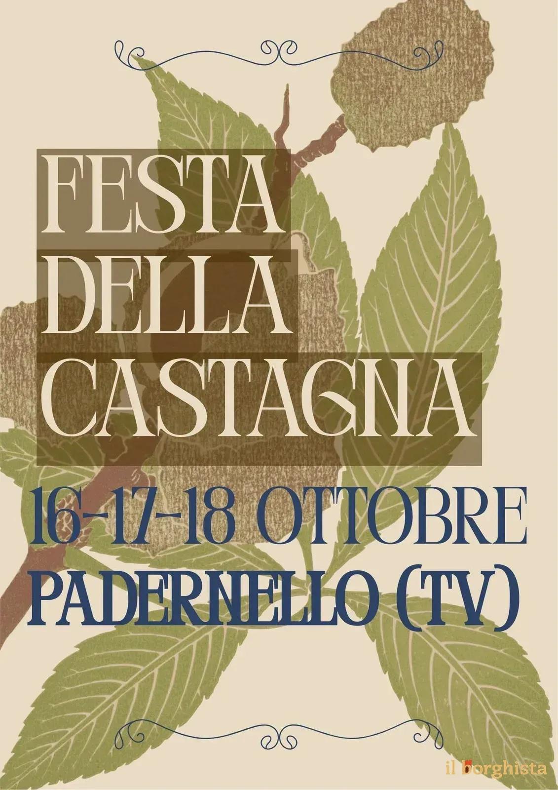 Locandina Festa della Castagna 2026 a Torri di Quartesolo (Vicenza)