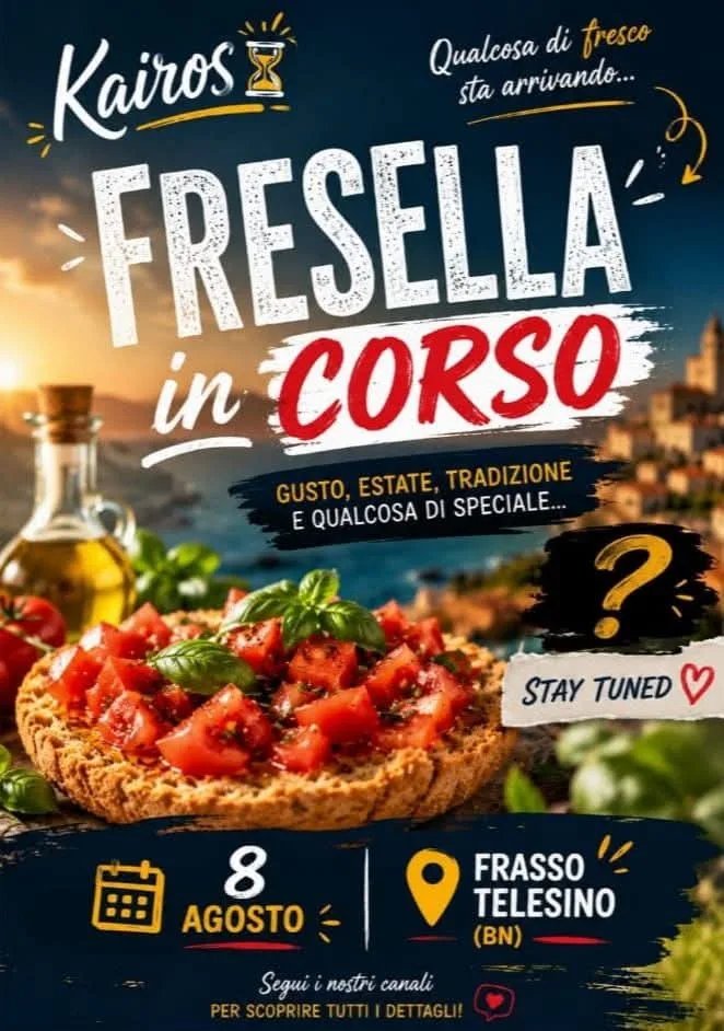 Locandina Fresella in Corso 2026 a Frasso Telesino (Benevento)