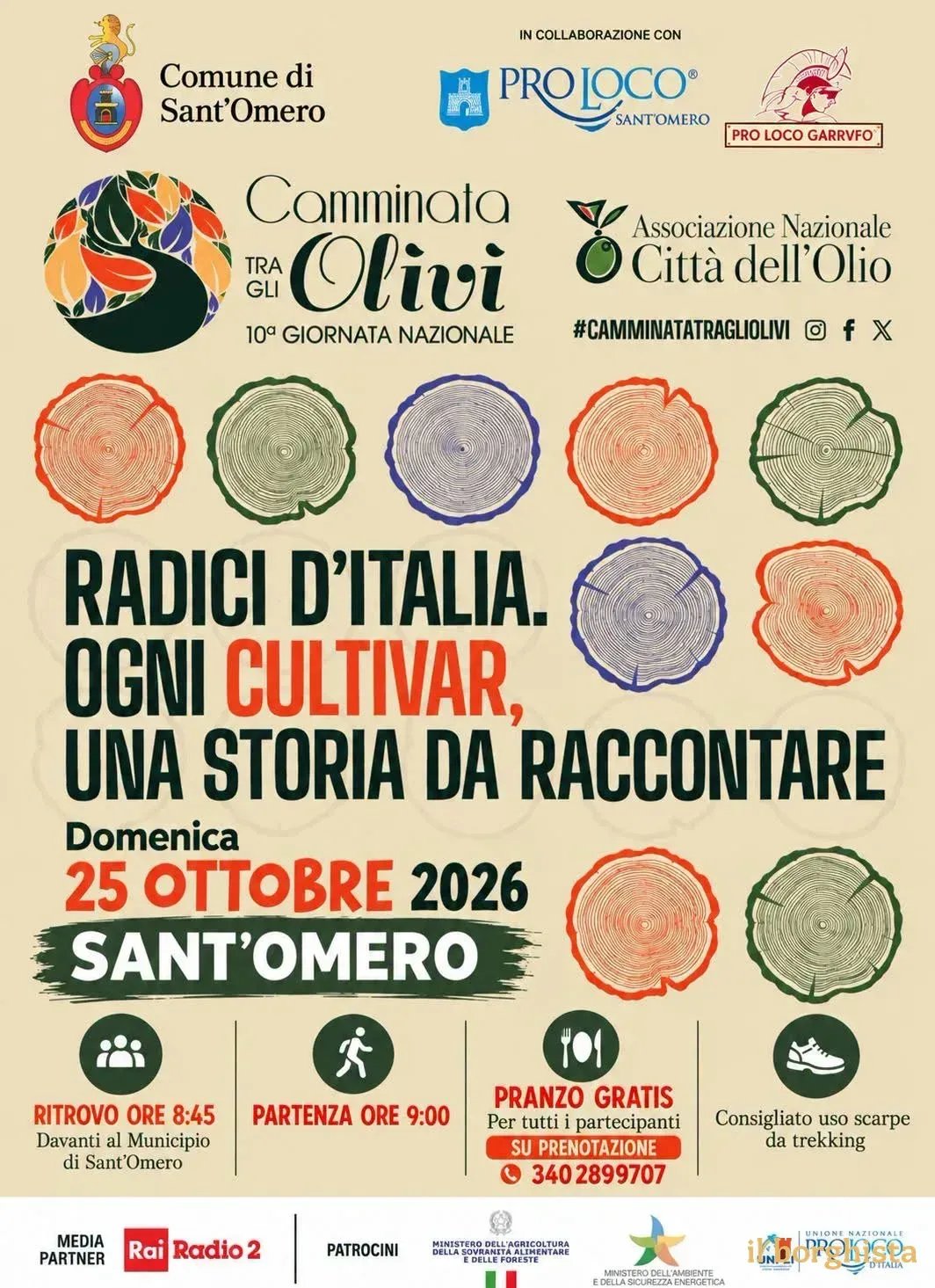 10ª Camminata tra gli Olivi 2026