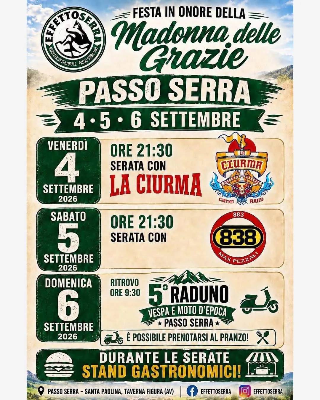 Locandina Passo Serra a Santa Paolina (Avellino)