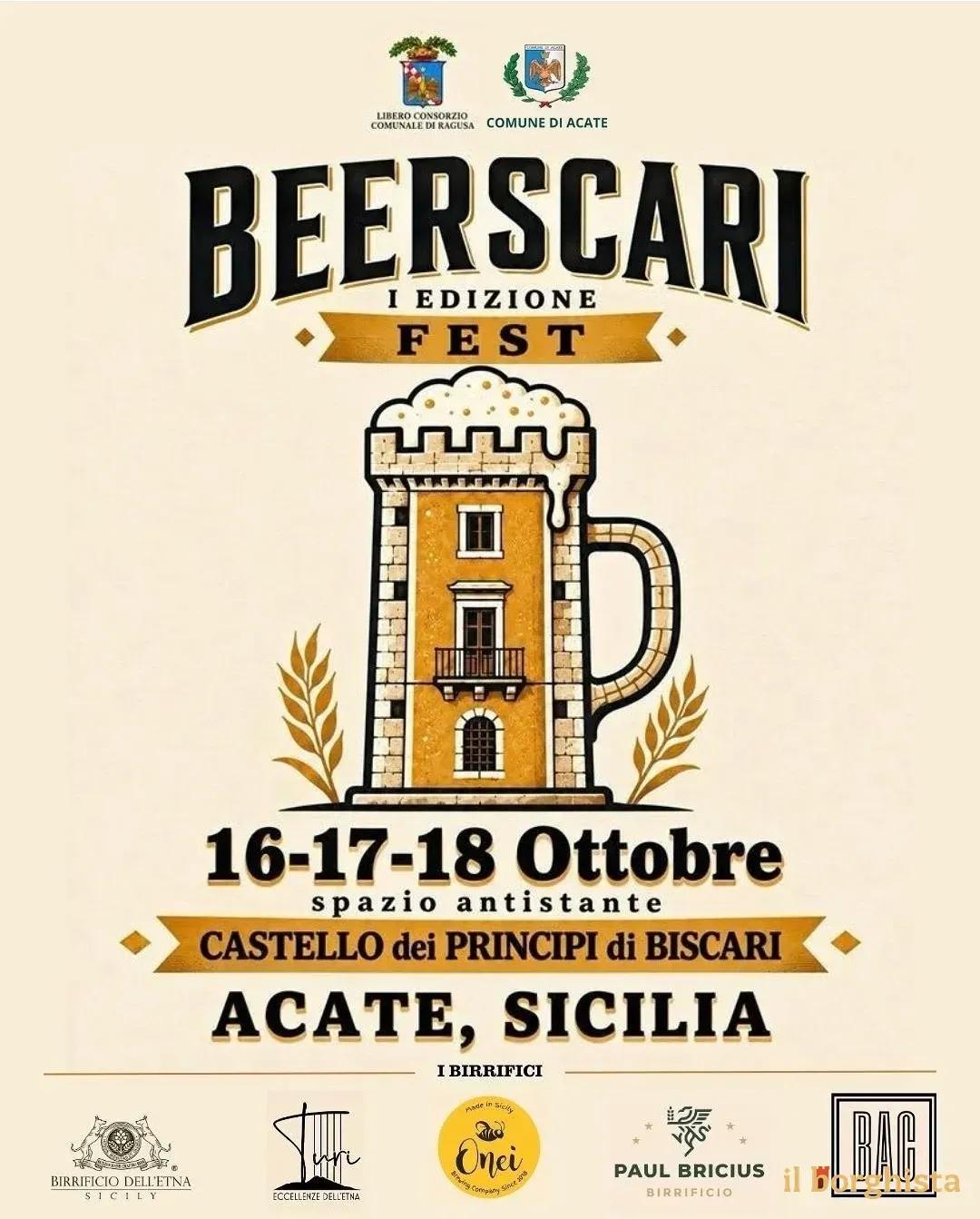 Locandina Beerscari Fest I Edizione 2026 a Acate (Ragusa)