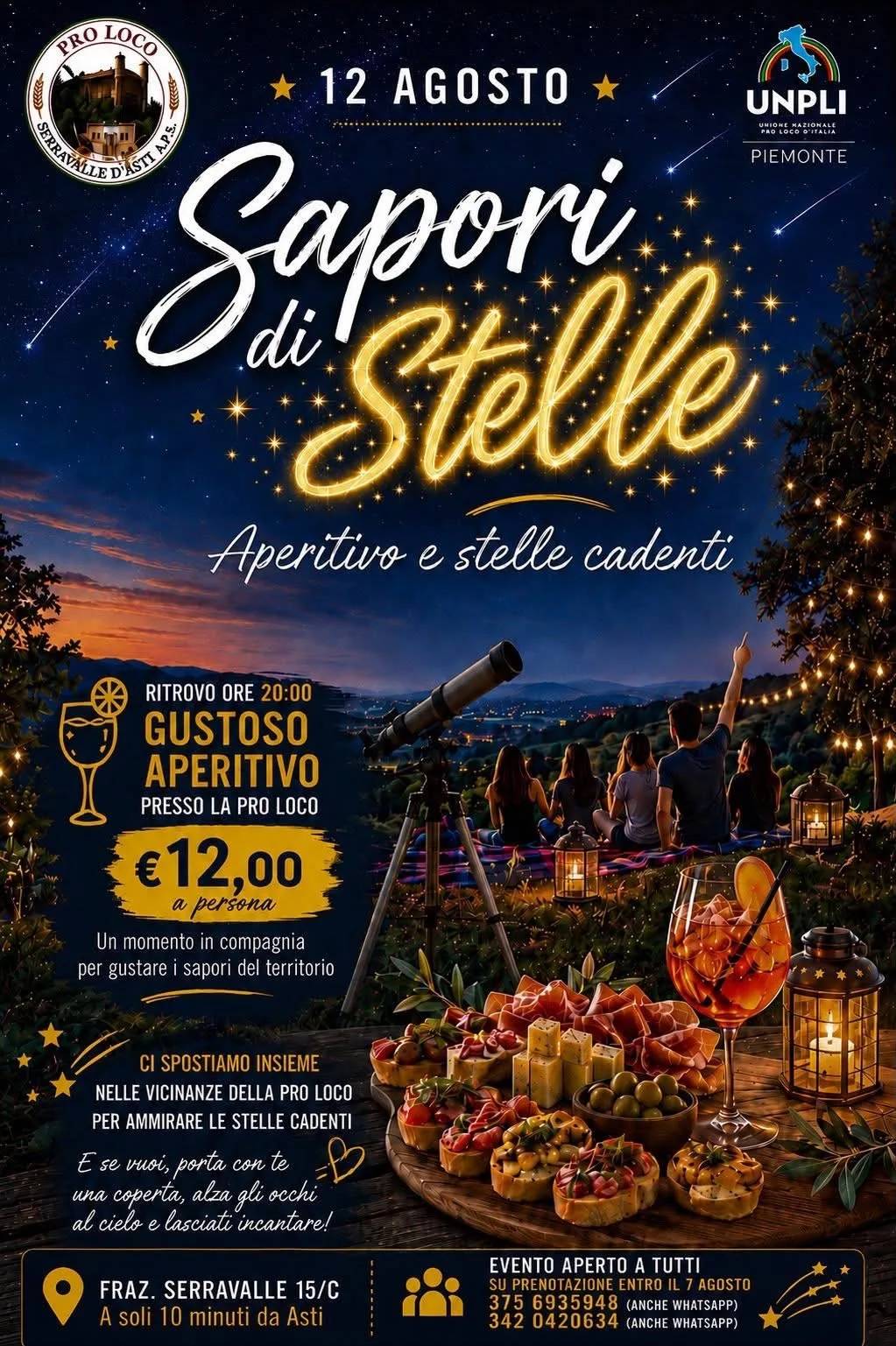 Locandina Sapori di Stelle 2026 a Asti (Asti)