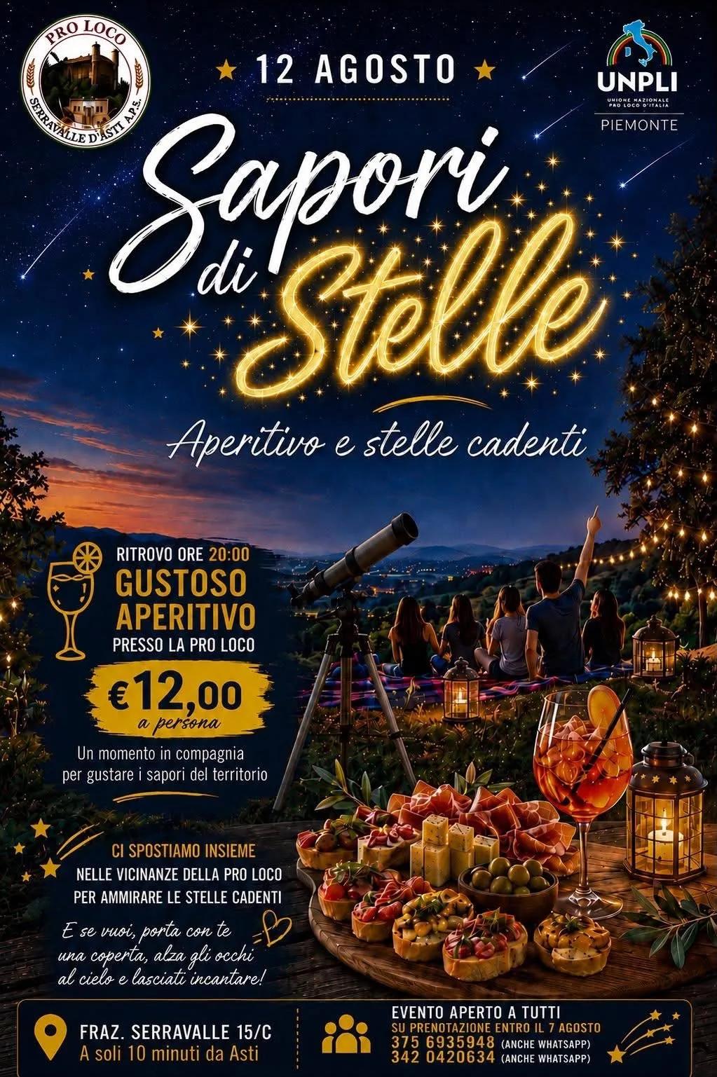 Locandina Sapori di Stelle 2026 a Asti (Asti)