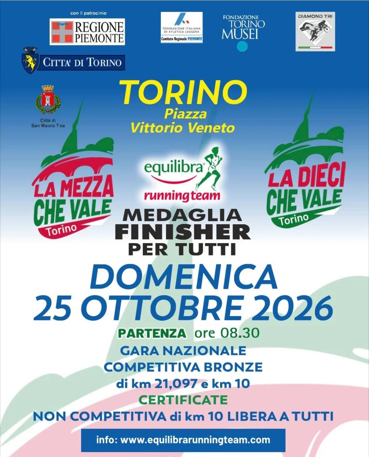 Locandina La Mezza che Vale 2026 - Gara Nazionale Competitiva e Non Co a Torino (Torino)