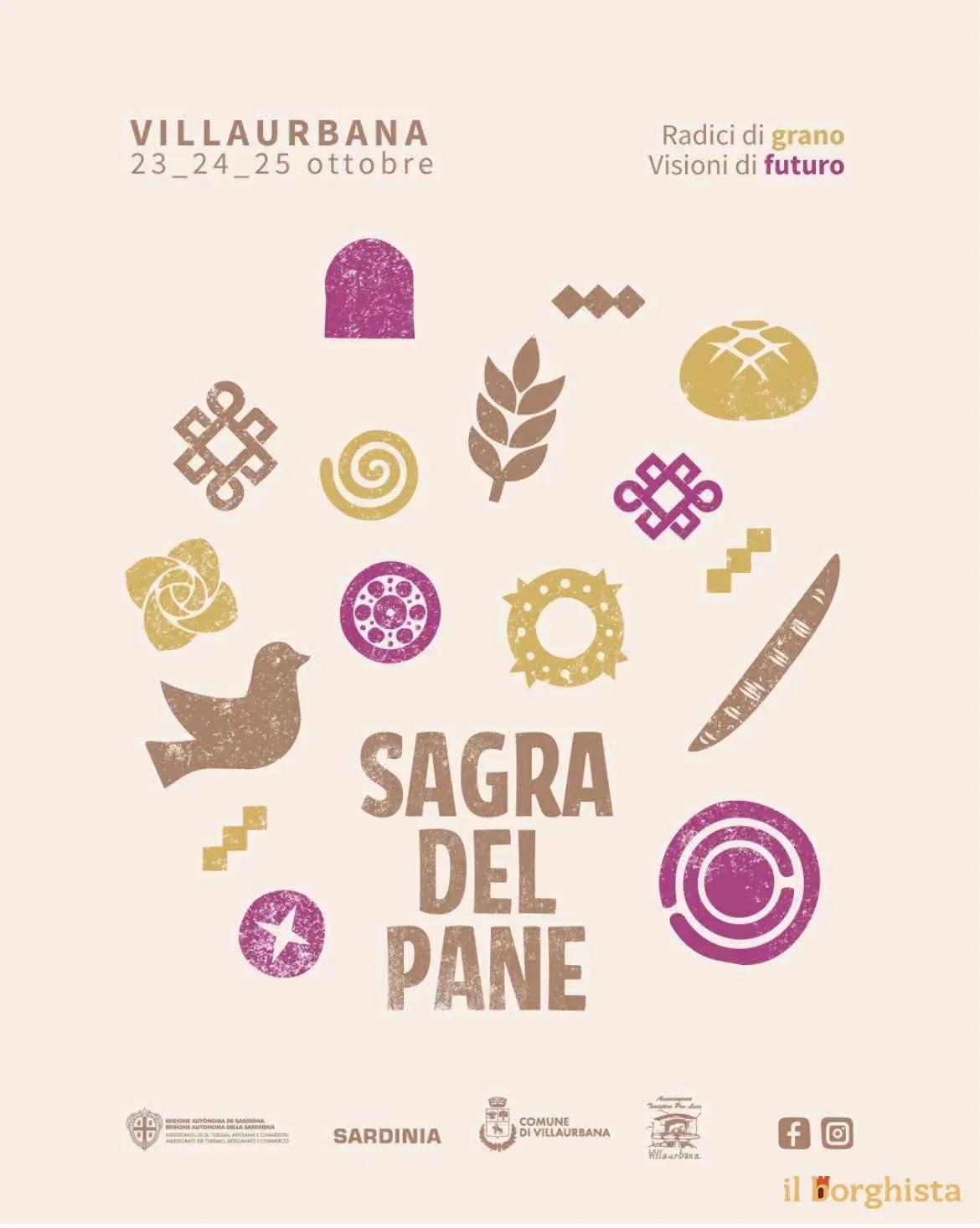 Locandina Sagra del Pane 2026 a Villaurbana (Oristano)