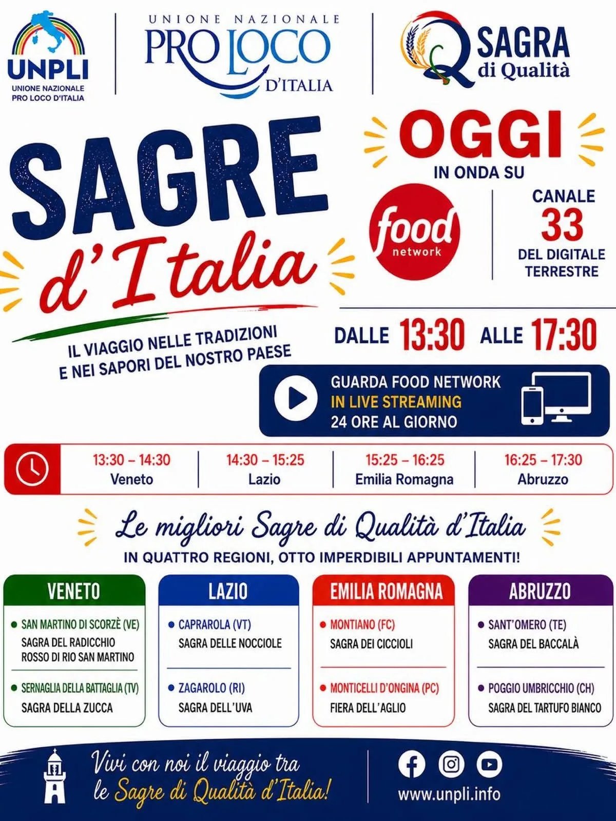 Locandina calendario eventi agosto 2026 a Scorzè (Venezia)