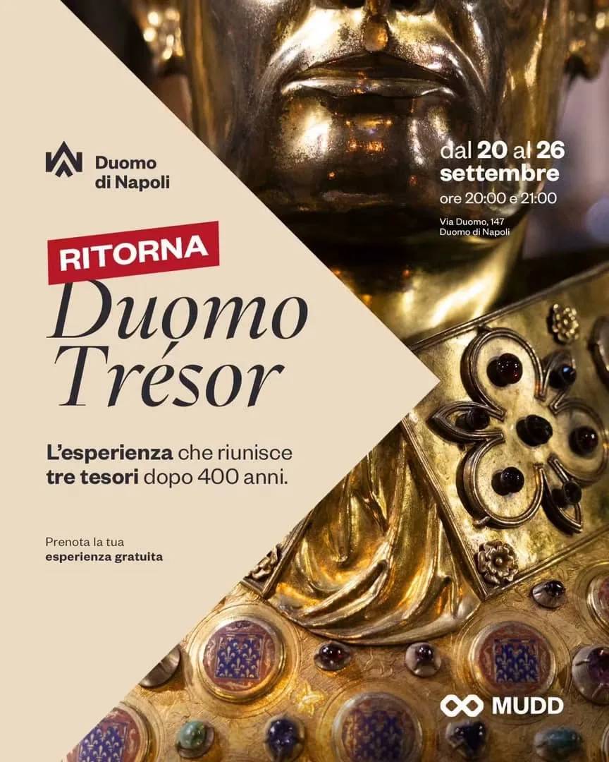 Locandina Duomo Trésor 2026 a Napoli (NA)