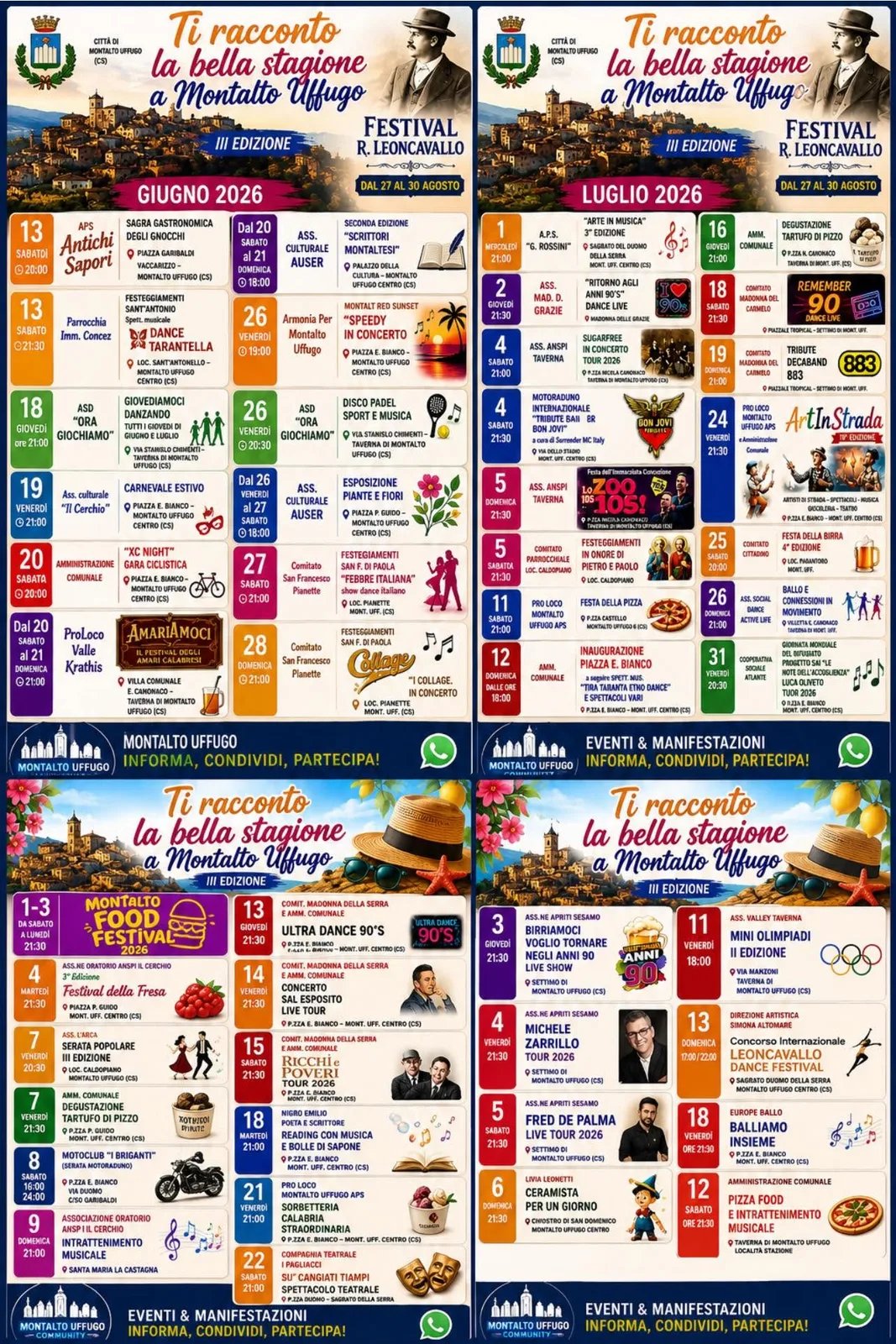 Locandina Nigro Emilio — Reading con musica 2026 a Montalto Uffugo (Cosenza)
