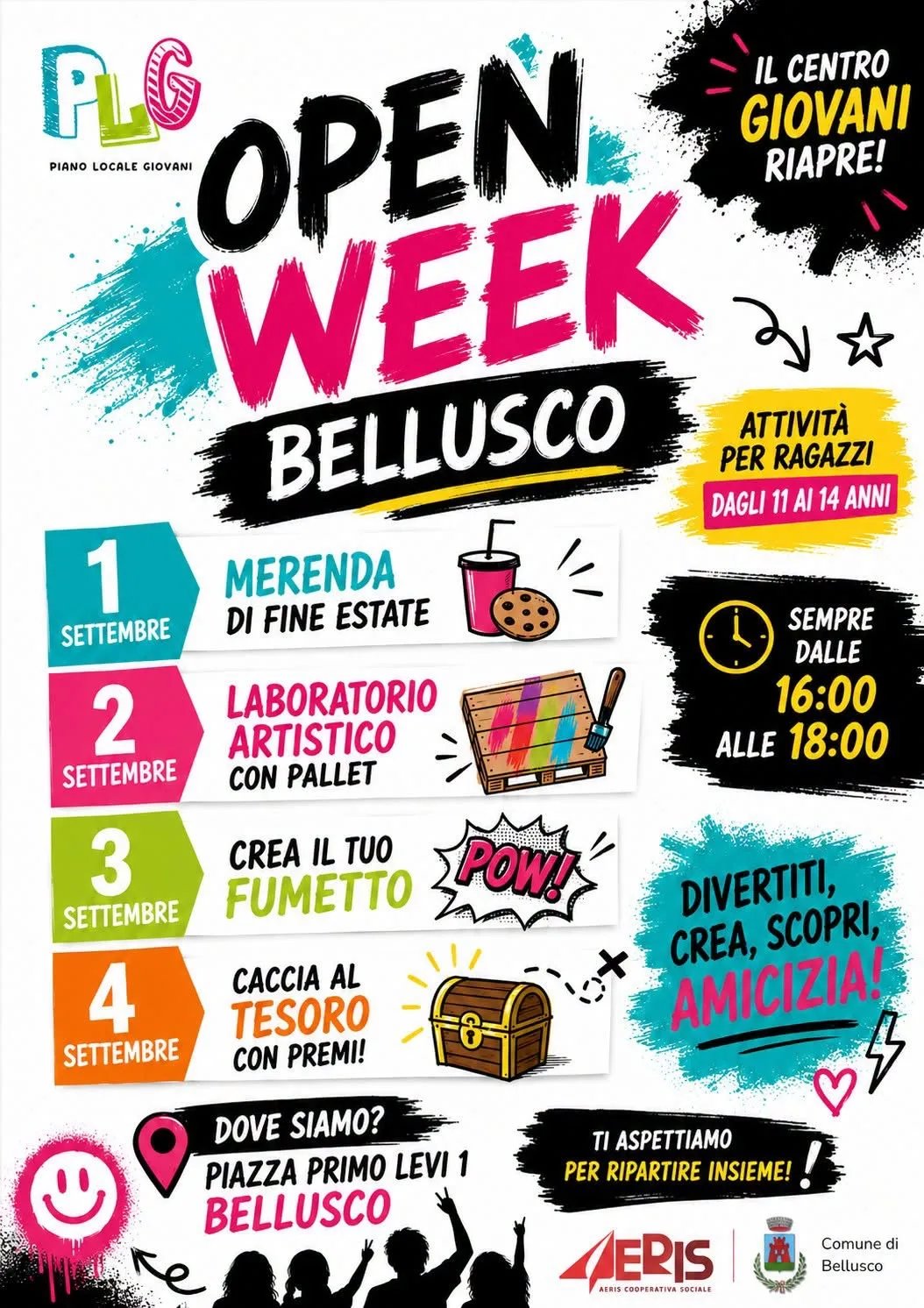 Locandina Open Week Bellusco 2026 a Bellusco (Monza e della Brianza)