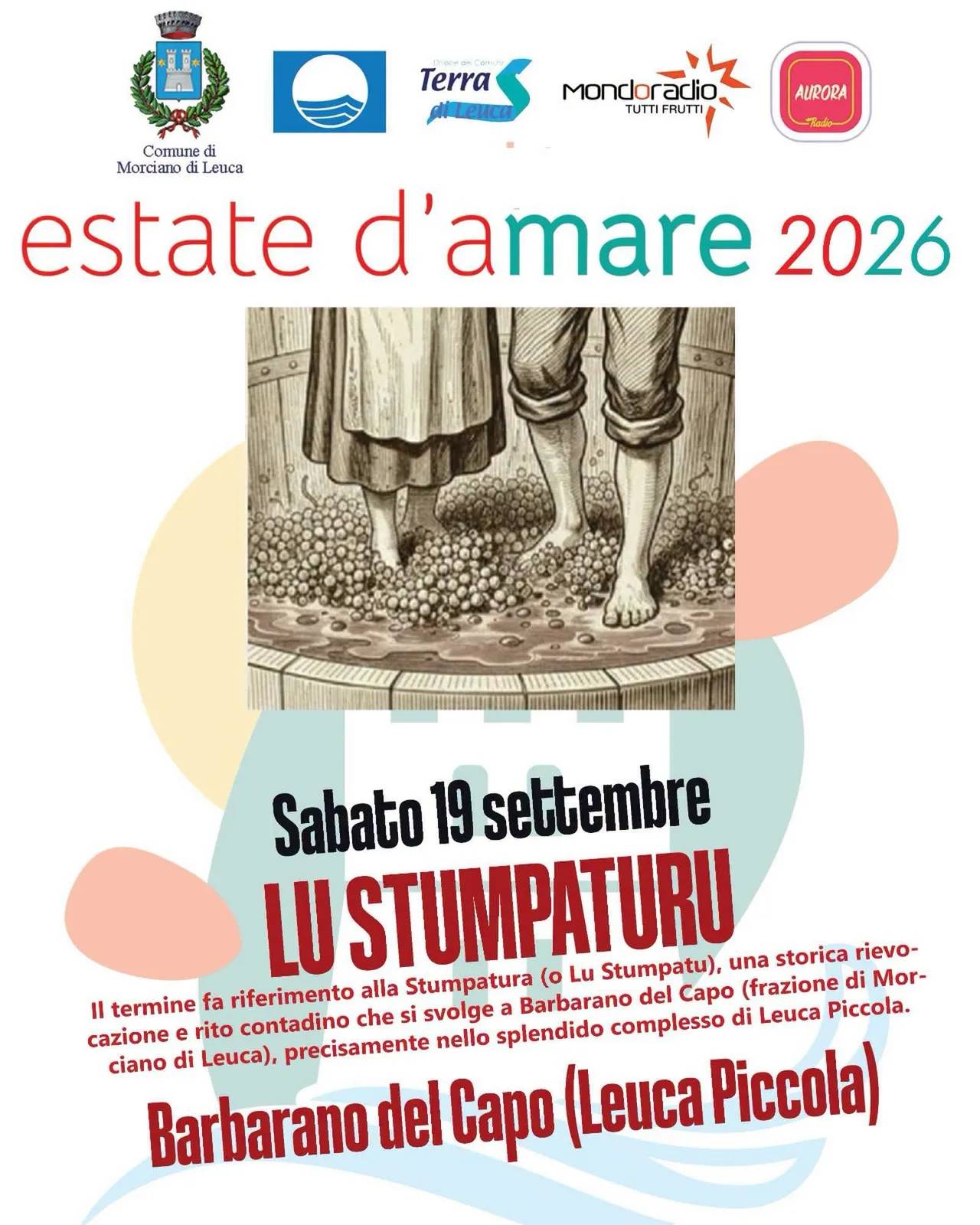 Locandina Lu Stumpaturu 2026 a Morciano di Leuca (Lecce)