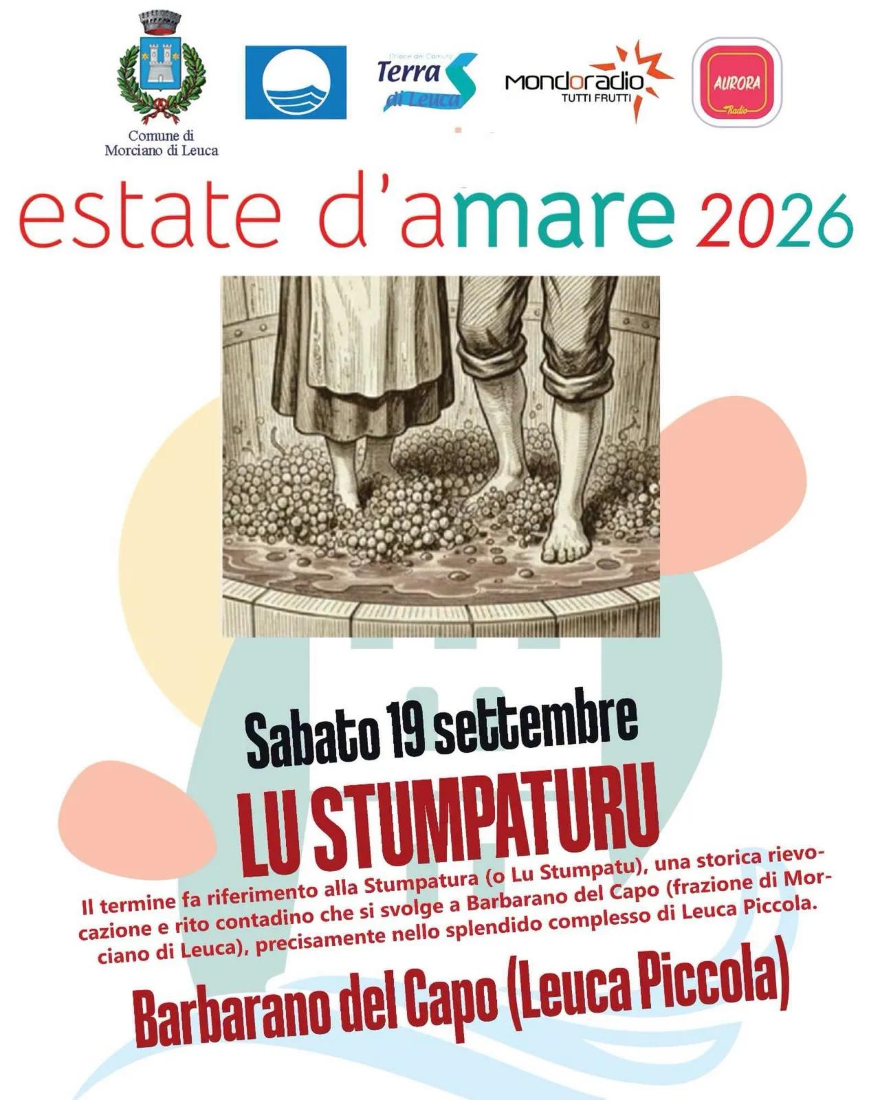 Locandina Lu Stumpaturu 2026 a Morciano di Leuca (Lecce)