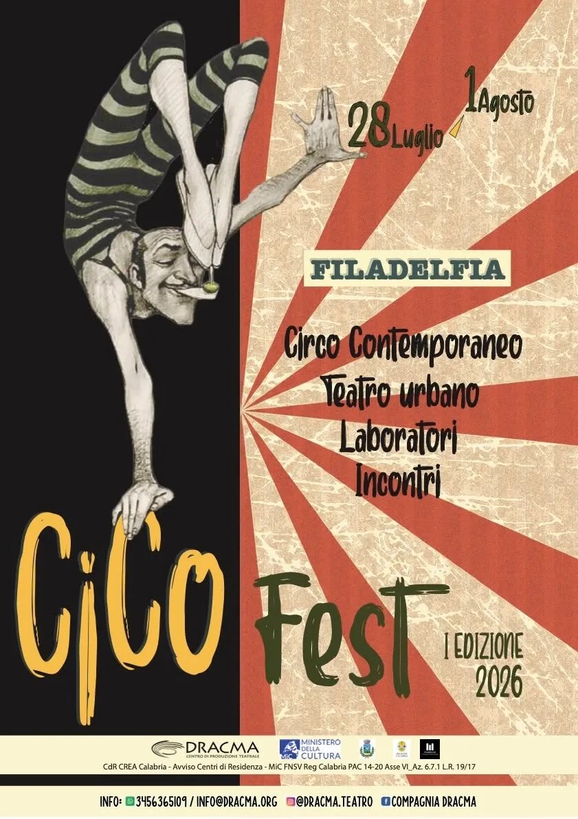Locandina CiCo Fest I Edizione 2026 a Filadelfia (Vibo valentia)