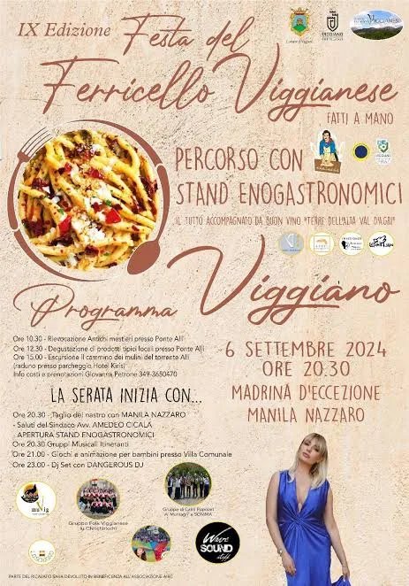 Locandina IX Edizione Festa del Ferricello Viggianese 2024 a Viggiano (PZ)