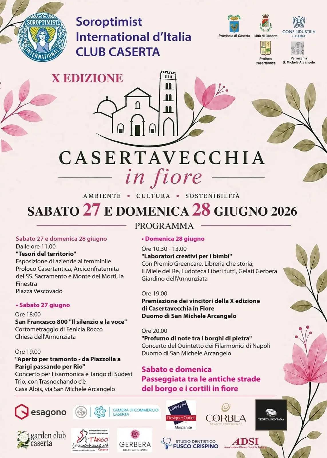 Locandina Casertavecchia in Fiore 2026 a Caserta (Caserta)
