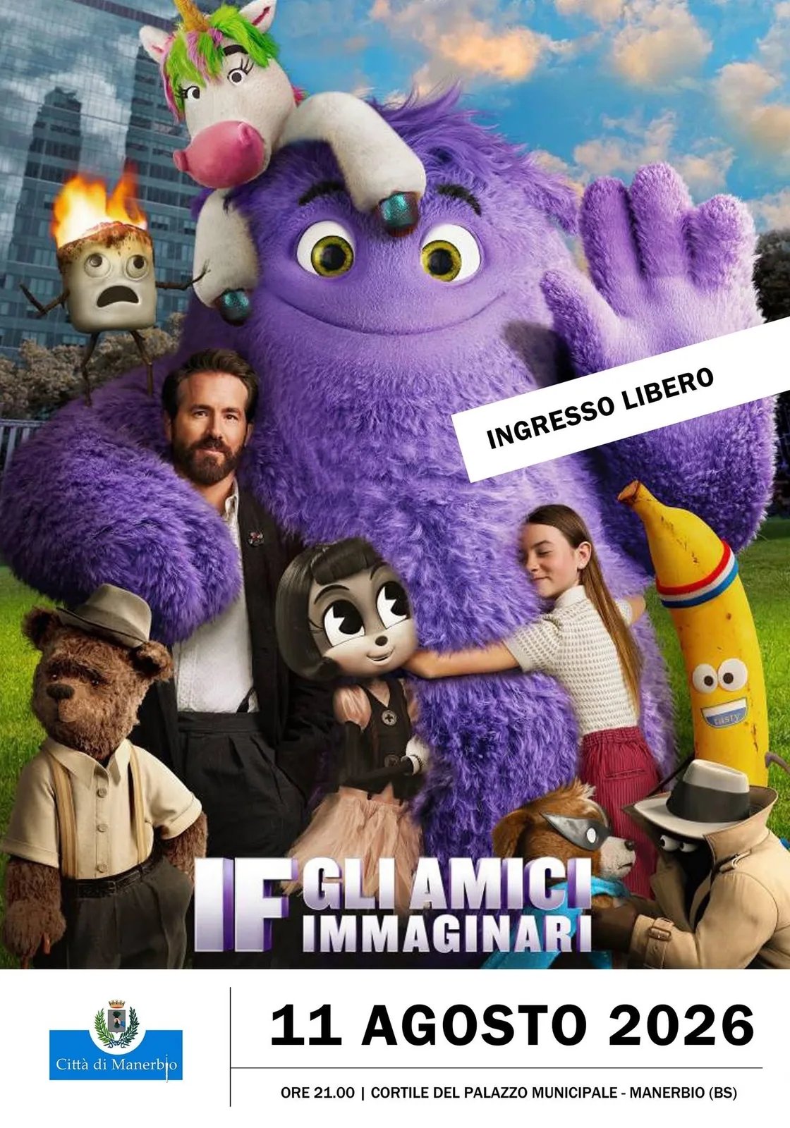 Locandina IF Gli Amici Immaginari 2026 a Manerbio (Brescia)