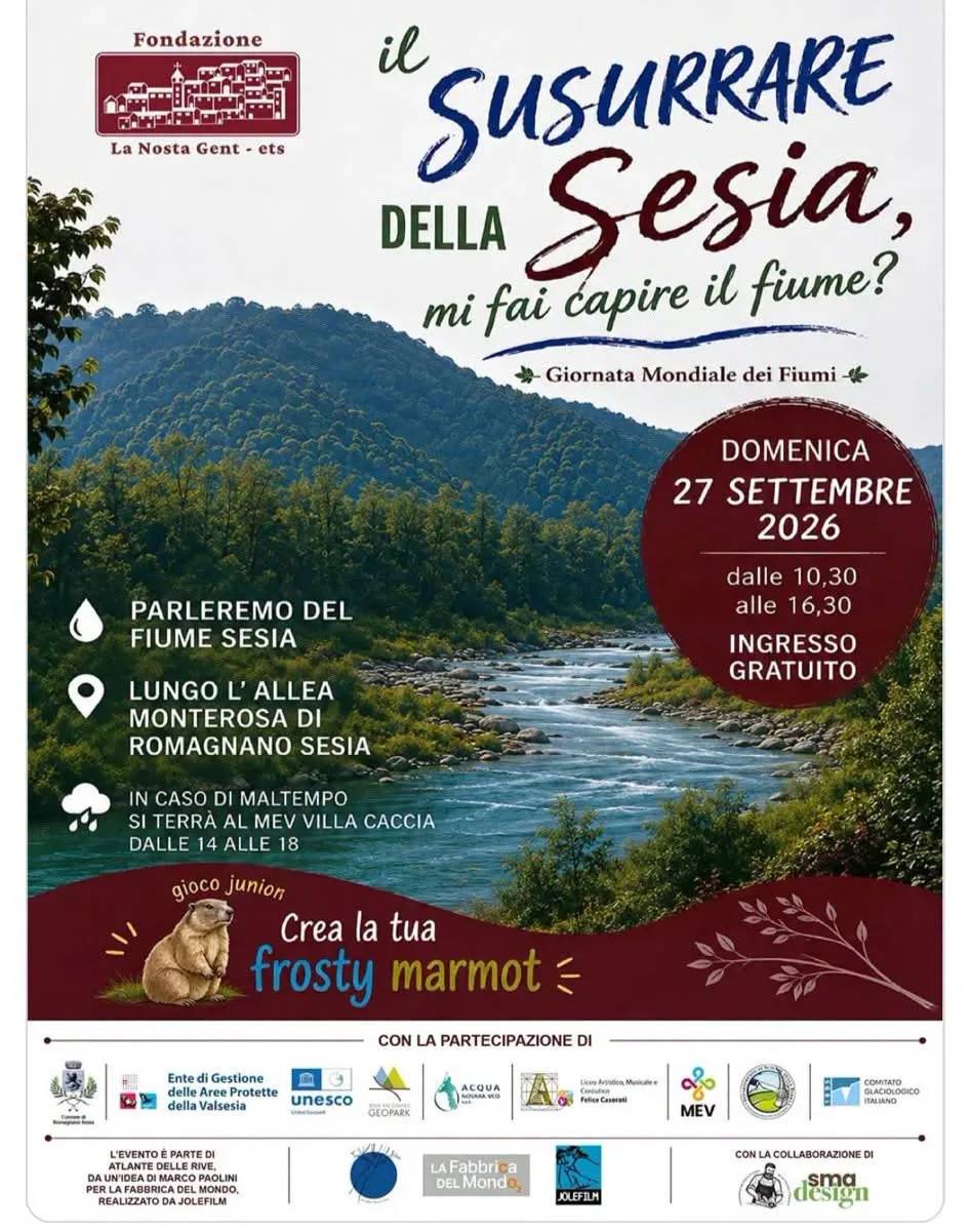 Locandina Il Susurrare della Sesia 2026 a Romagnano Sesia (Novara)
