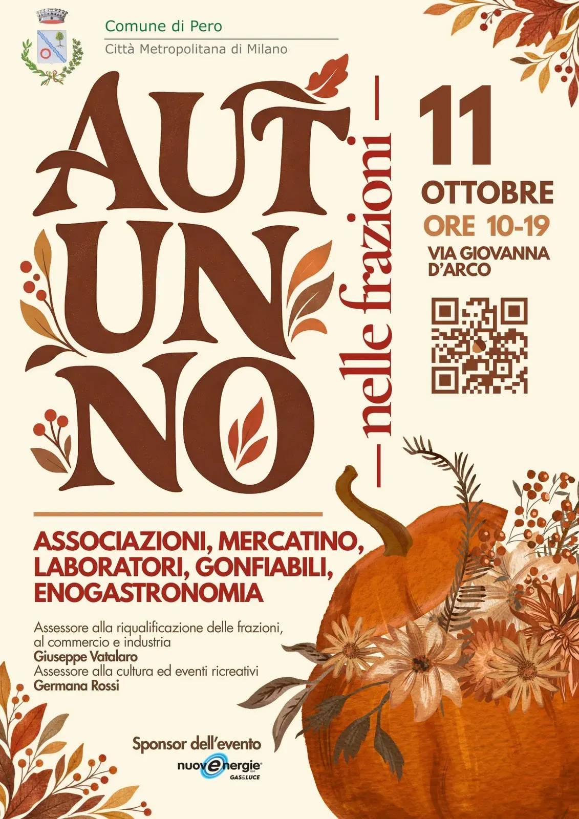 Locandina Autunno nelle frazioni 2026 a Pero (Milano)