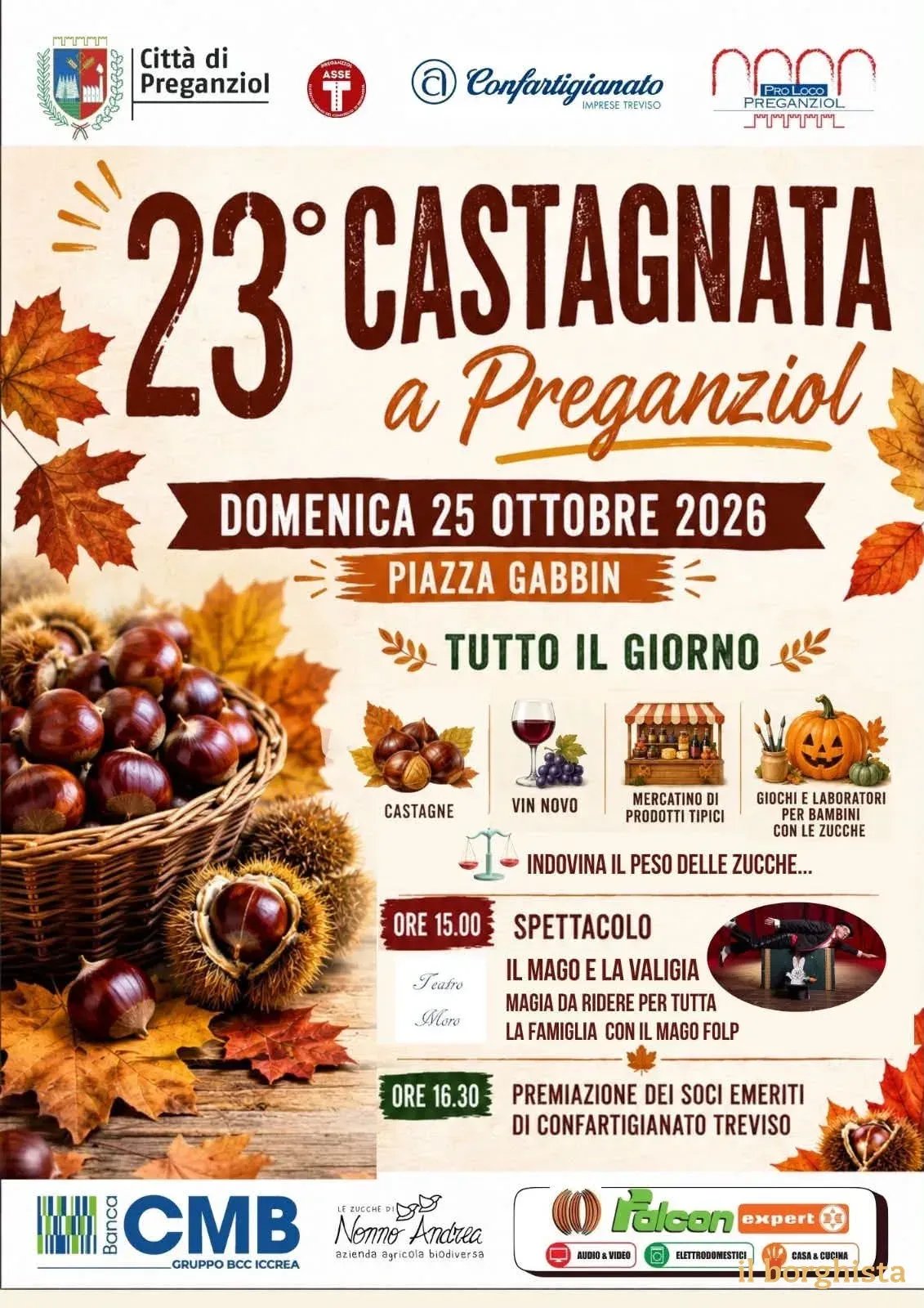 23° Castagnata a Preganziol 2026