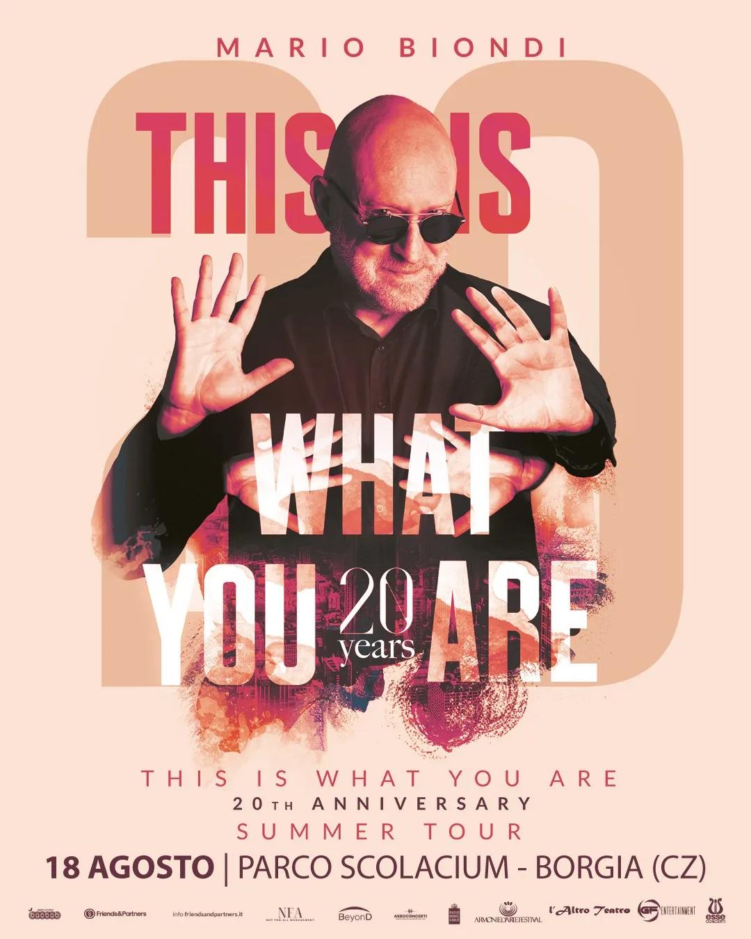 Mario Biondi This Is What You Are Anniversary — Borgia