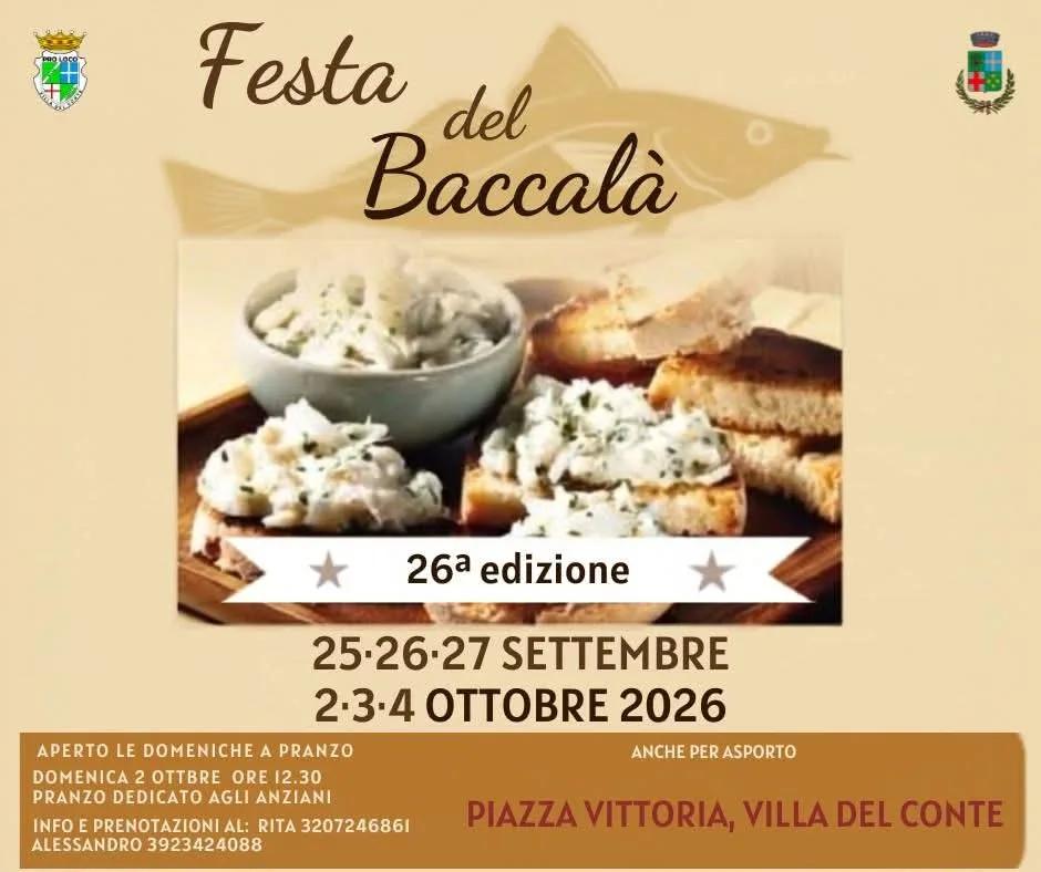 Festa del Baccalà — 26ª edizione 2026