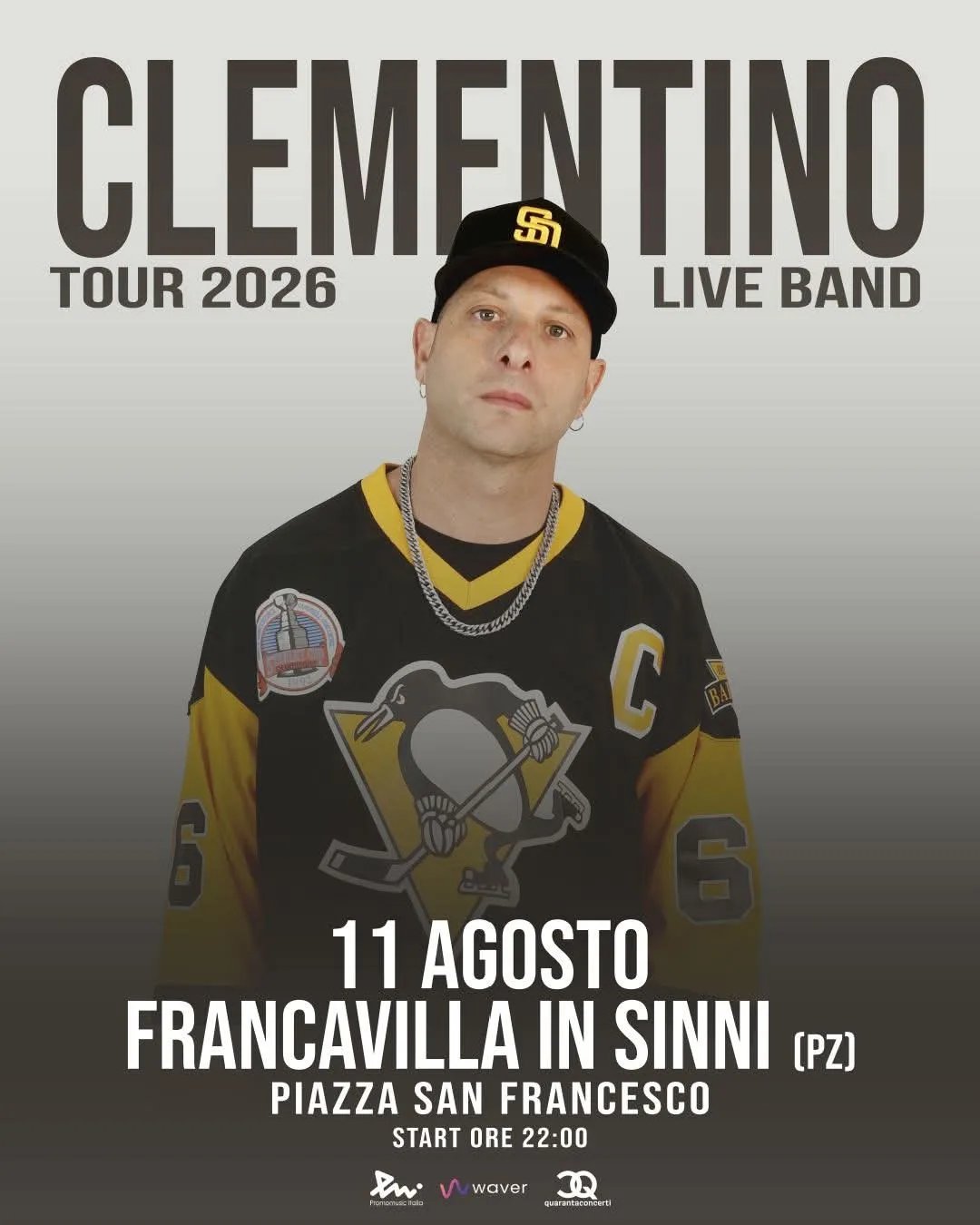 Locandina Clementino Tour 2026 a Francavilla in Sinni (Potenza)