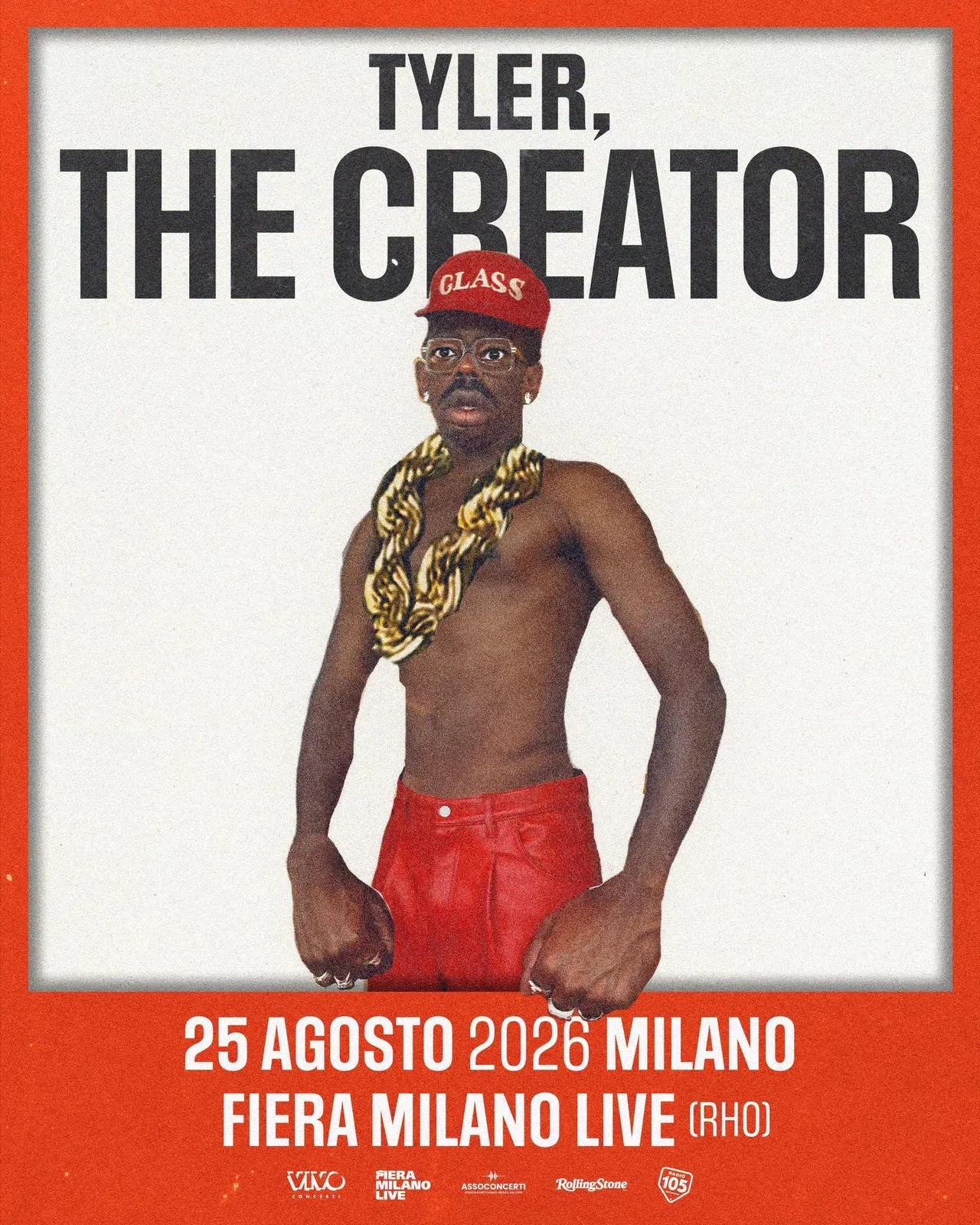 Locandina Tyler, The Creator 2026 a Milano (Milano)