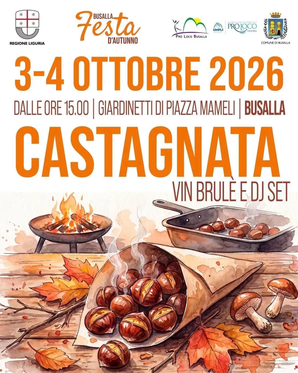 Locandina Festa d'Autunno Busalla 2026 a Busalla (Genova)