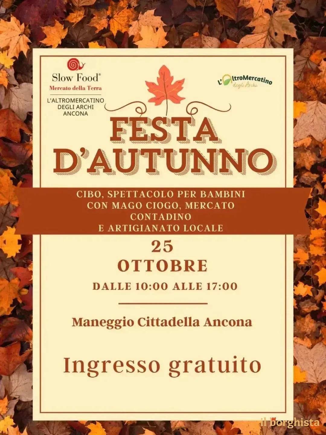 Locandina Festa d'Autunno 2026 a Ancona (Ancona)
