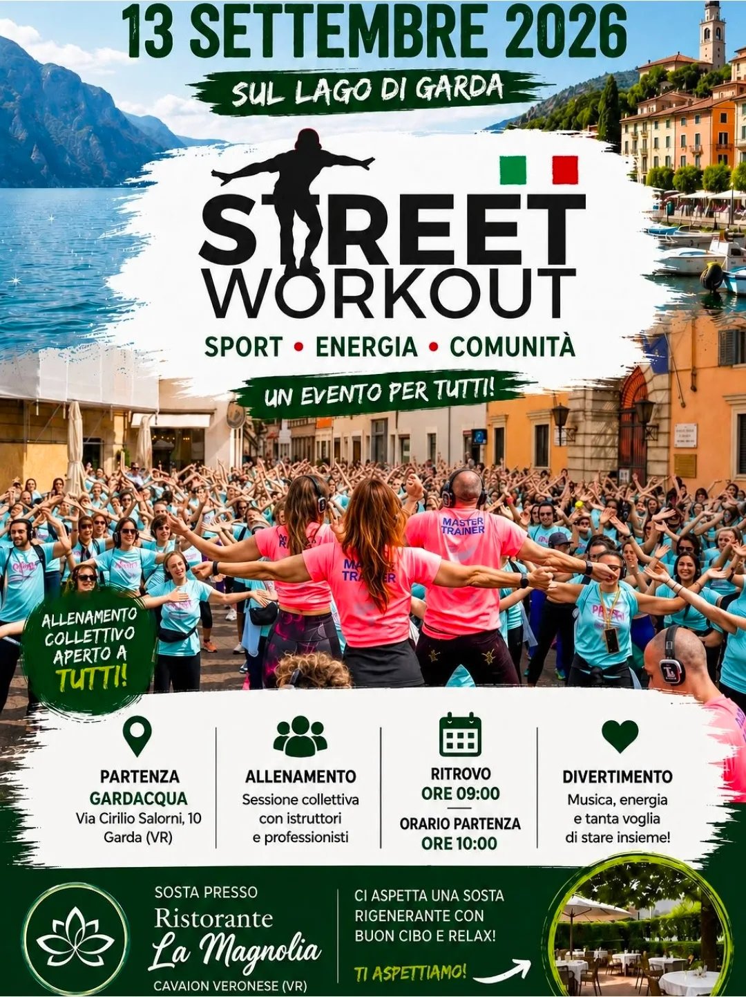 Locandina Street Workout sul Lago di Garda 2026 a Garda (Verona)