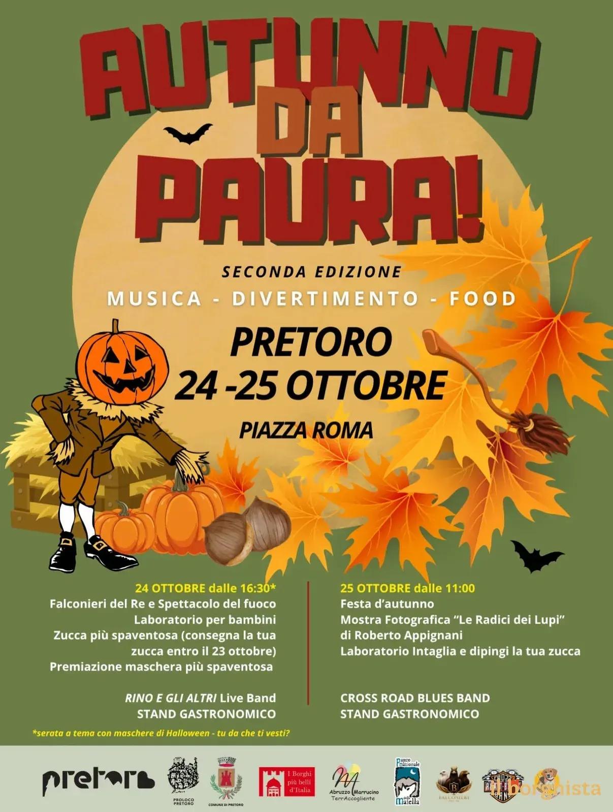 Locandina 2ª Autunno da Paura! 2026 a Pretoro (Chieti)