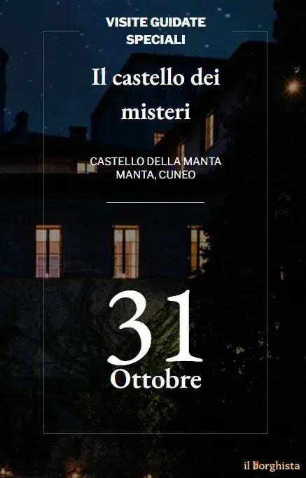 Locandina Il castello dei misteri 2026 a Manta (Cuneo)