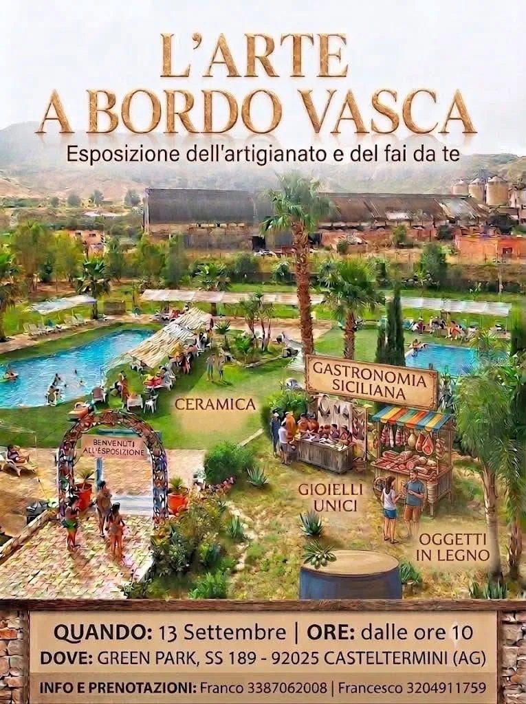 Locandina L'Arte a Bordo Vasca 2026 a Casteltermini (Agrigento)