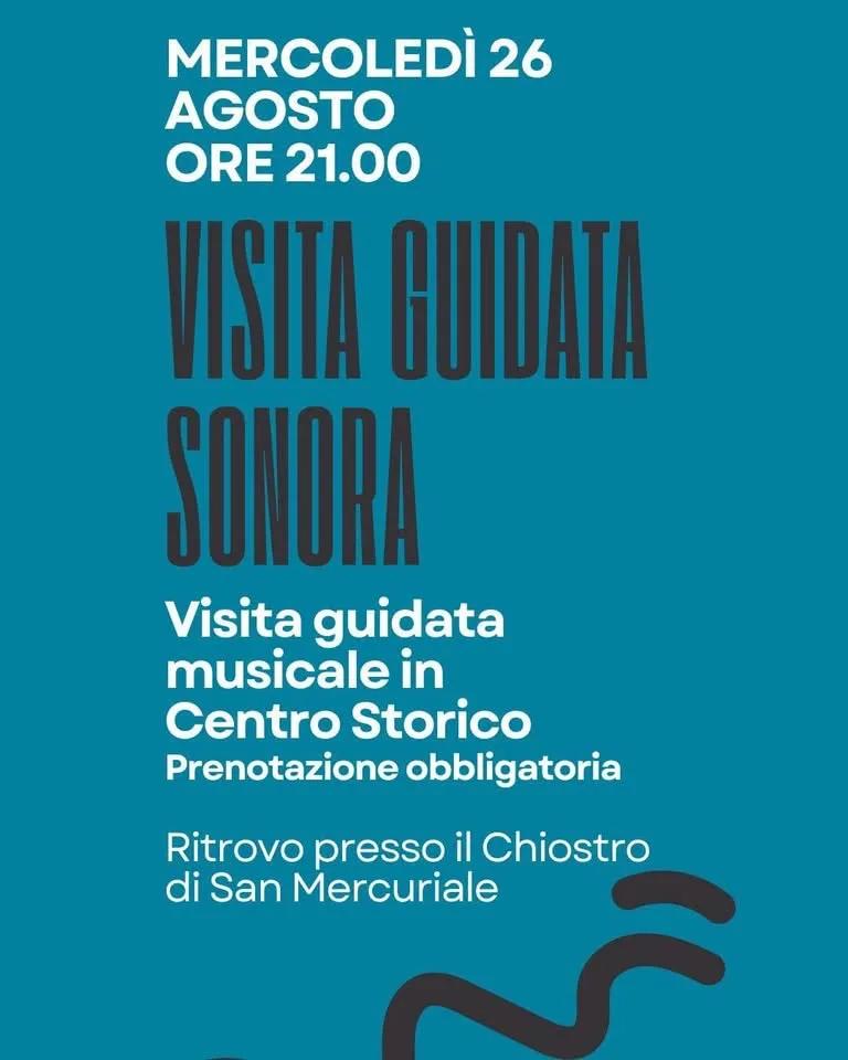 Locandina Visita Guidata Sonora 2026 a Forlì (Forlì-Cesena)