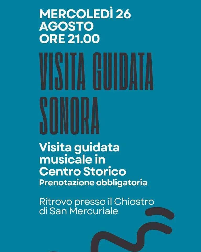Locandina Visita Guidata Sonora 2026 a Forlì (Forlì-Cesena)