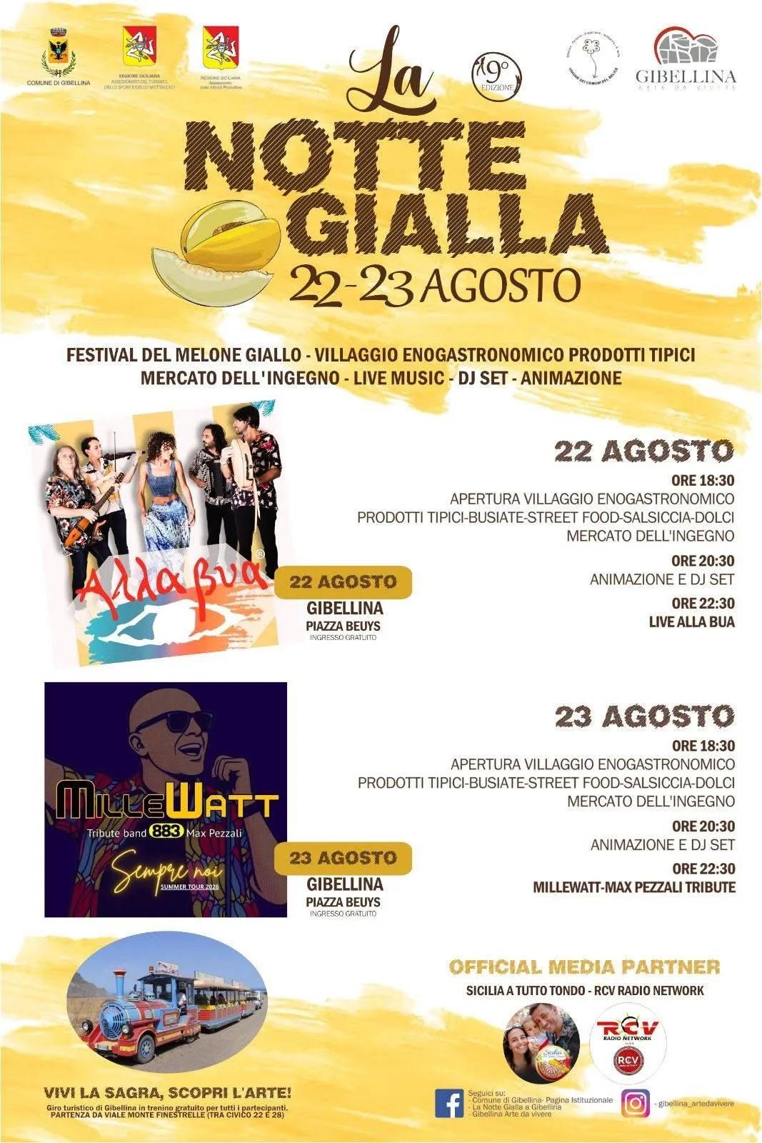 Animazione e DJ Set - La Notte Gialla — Gibellina