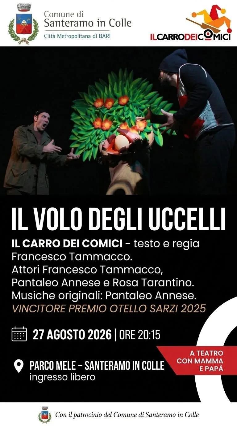 Locandina Il Volo degli Uccelli 2026 a Santeramo in Colle (Bari)
