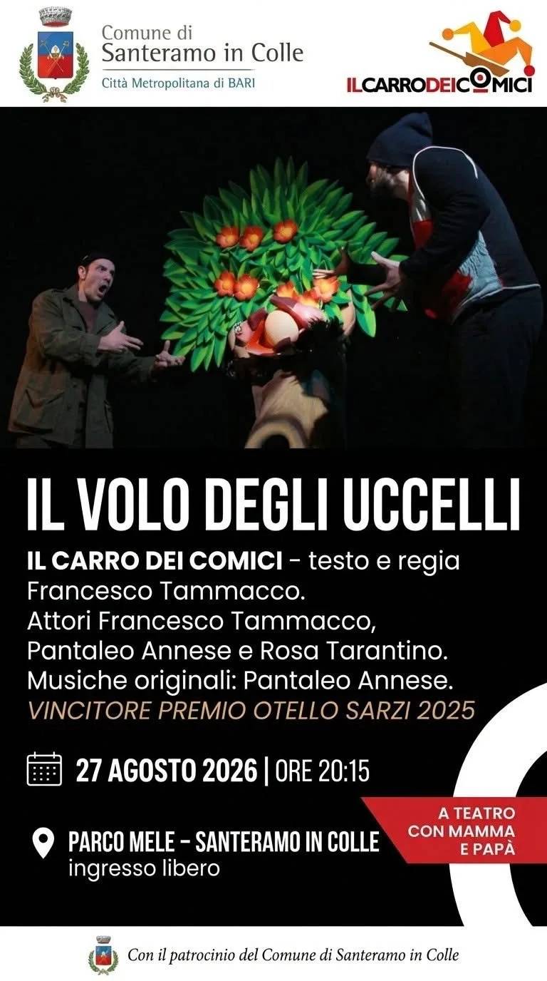Locandina Il Volo degli Uccelli 2026 a Santeramo in Colle (Bari)
