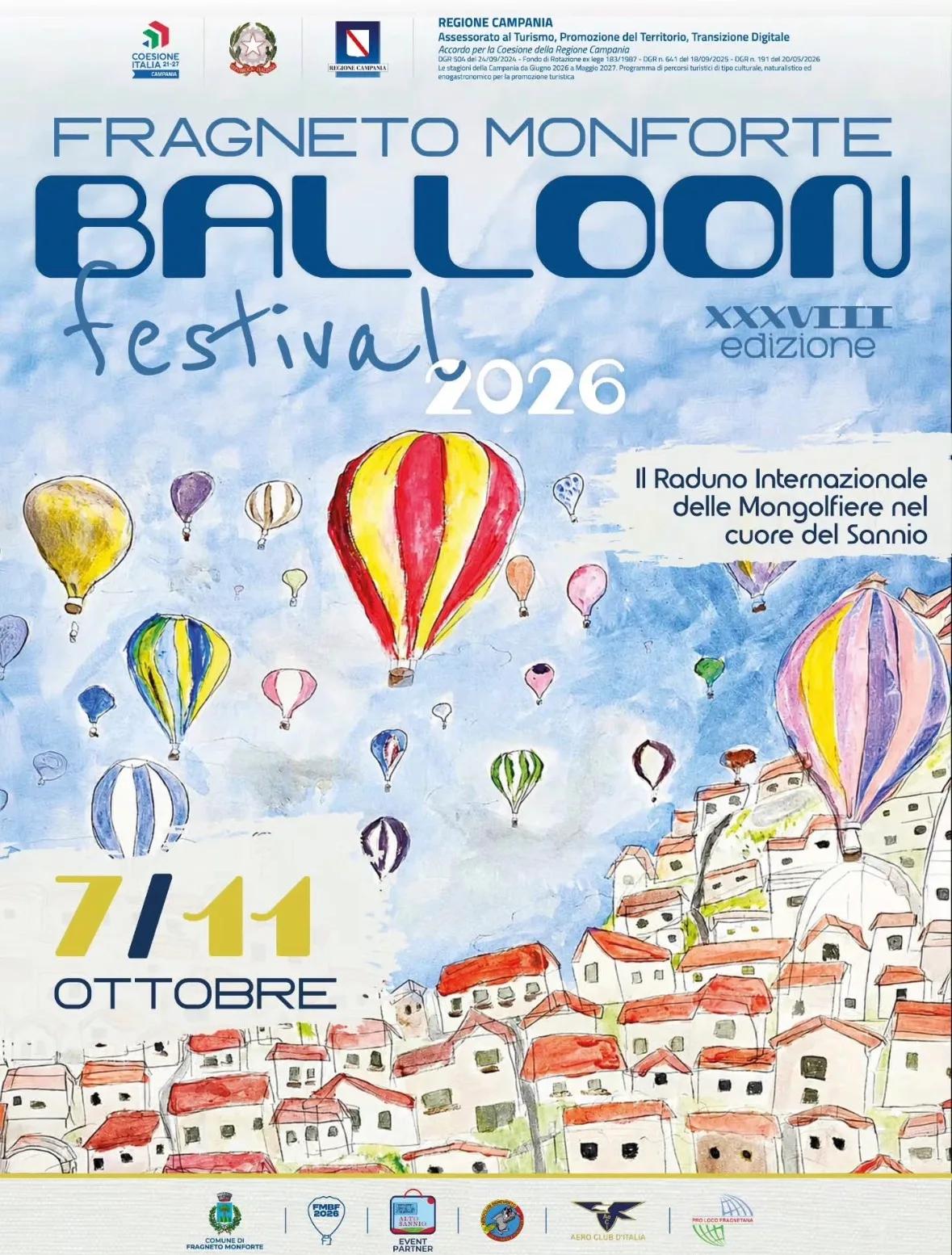 Fragneto Monforte Balloon Festival — 38ª Ed. 2026