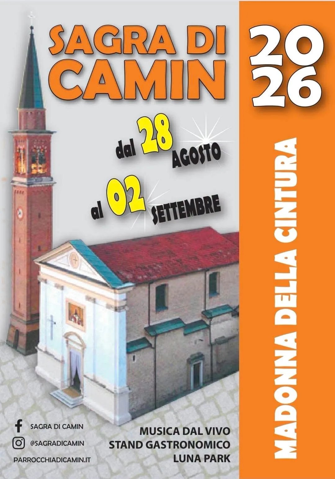 Locandina Sagra di Camin 2026 a Padova (Padova)