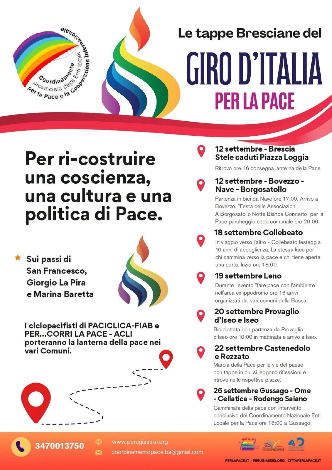 Locandina calendario eventi settembre 2026 a Brescia (Brescia)