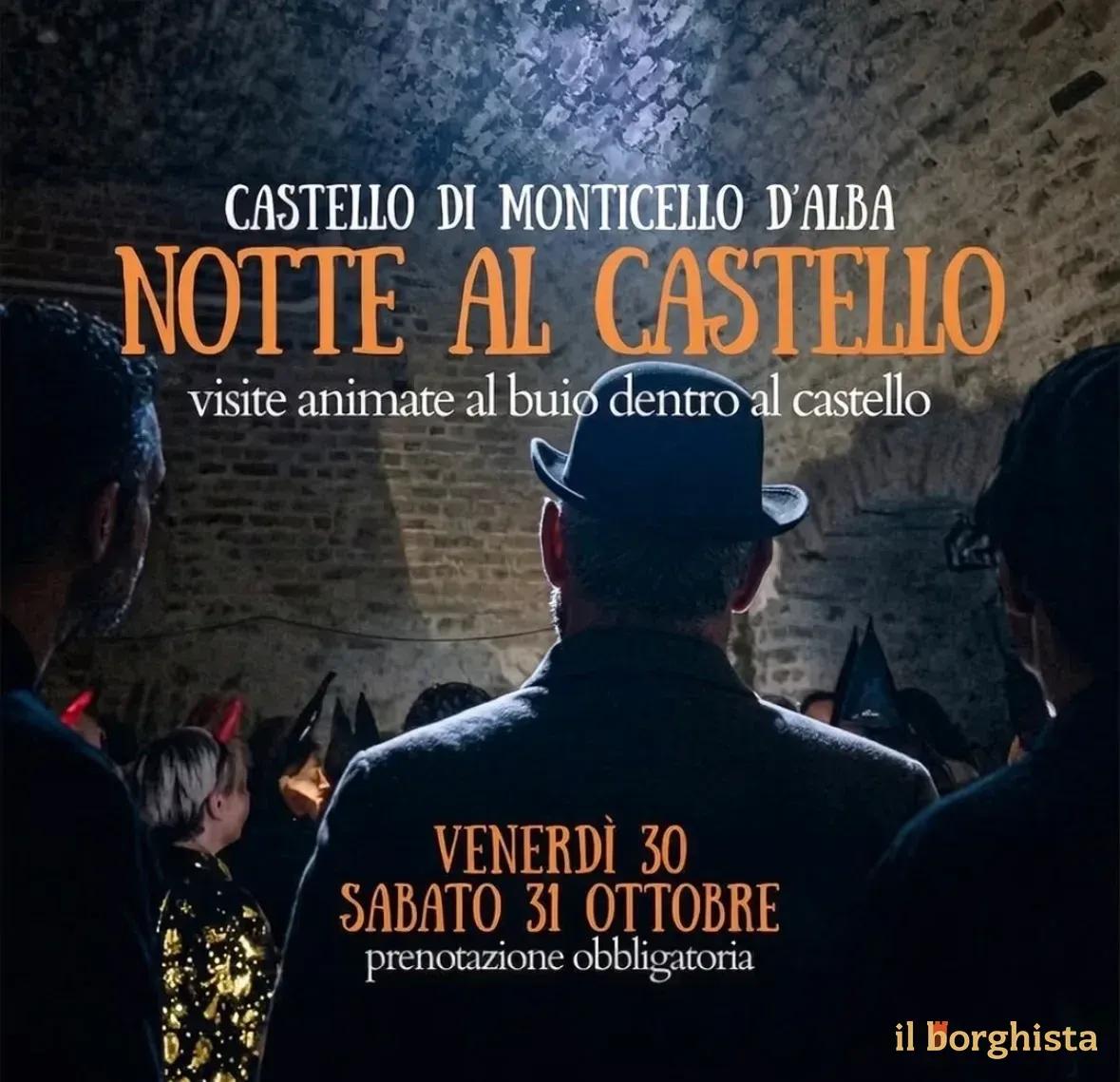 Locandina Notte al Castello 2026 a Monticello d'Alba (Cuneo)