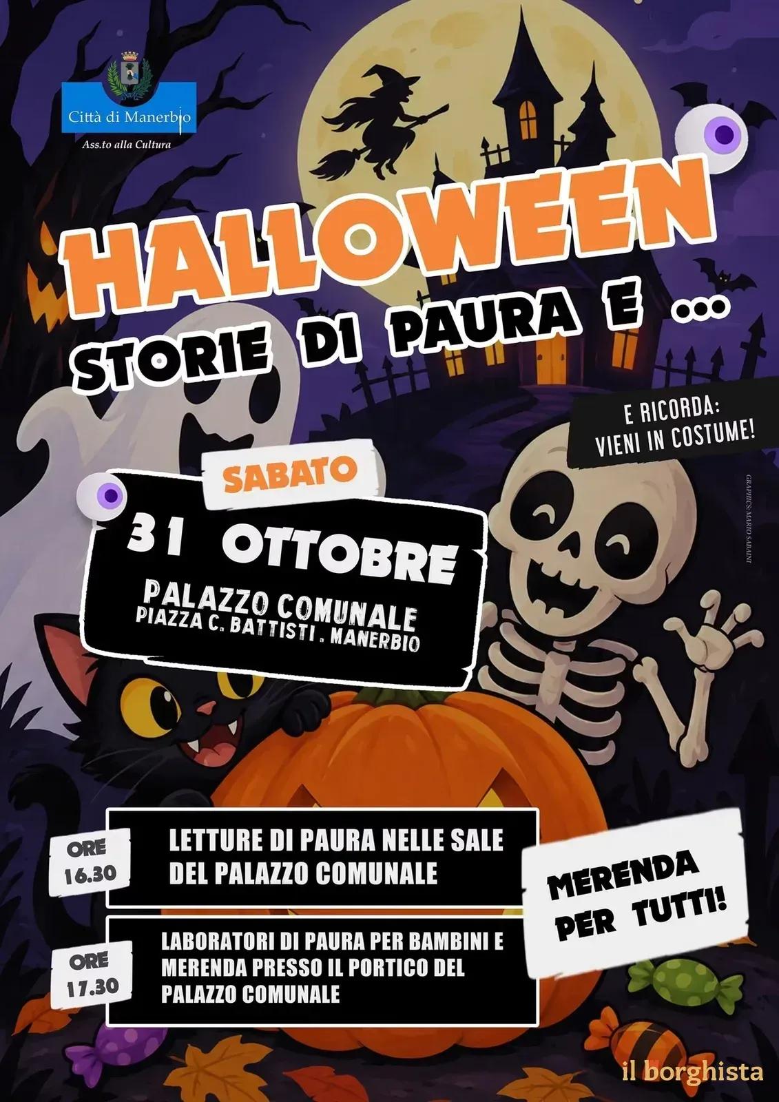 Locandina Halloween Storie di Paura e ... 2026 a Manerbio (Brescia)