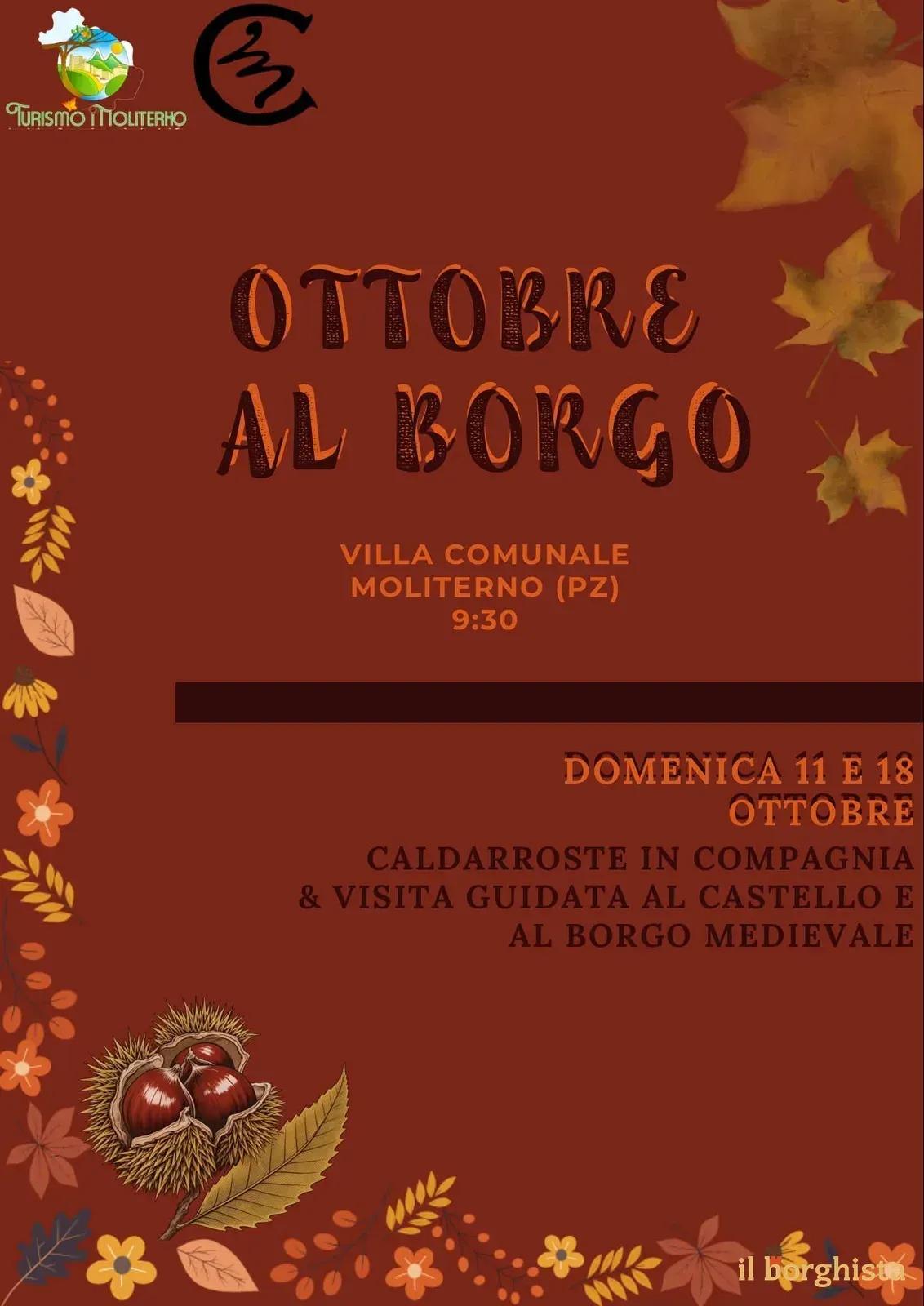 Locandina Ottobre al Borgo 2026 a Moliterno (Potenza)