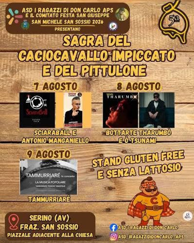 Sagra del caciocavallo impiccato e del Pittulone — Serino