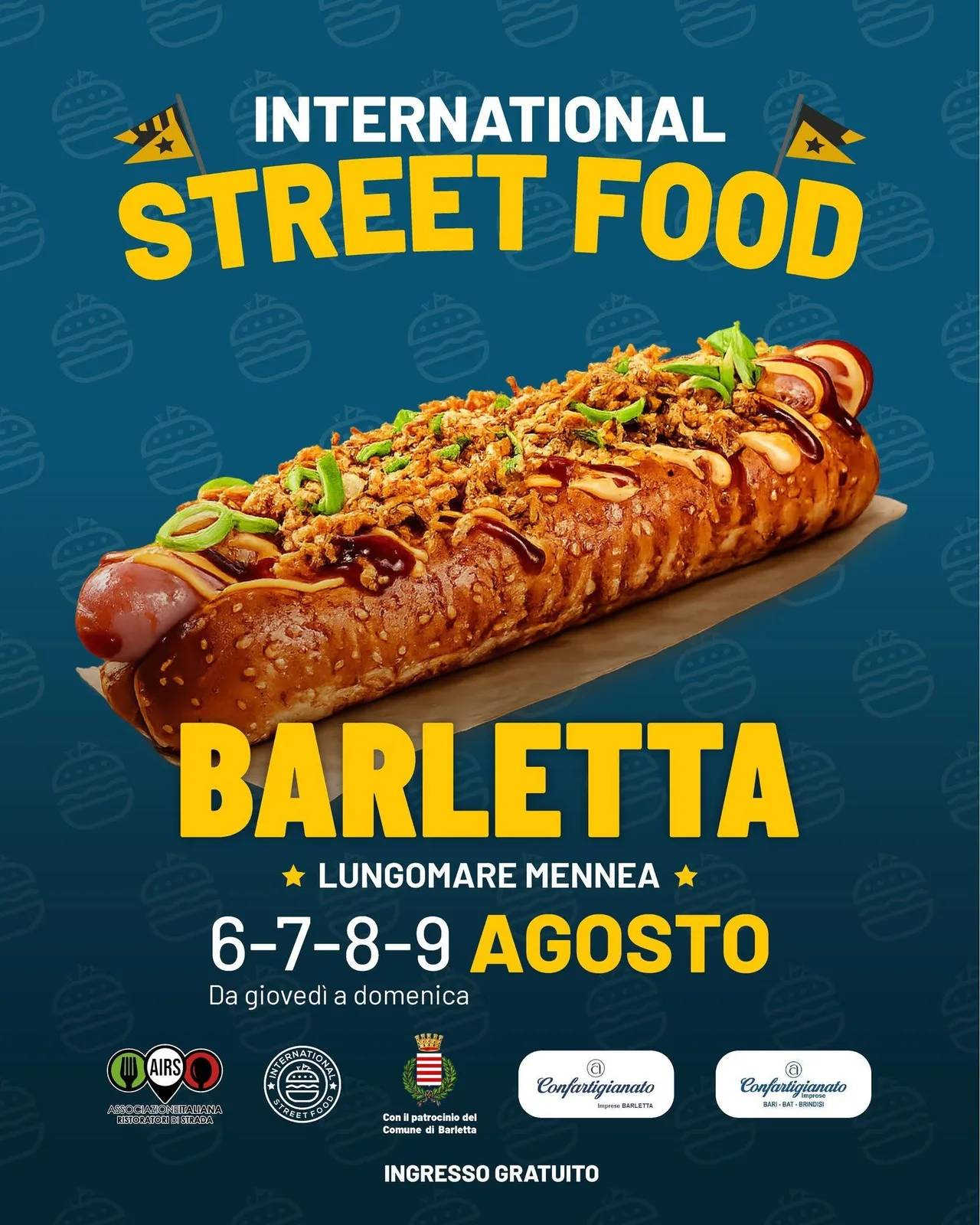 Locandina International Street Food Barletta 2026 a Barletta (Barletta-andria-trani)